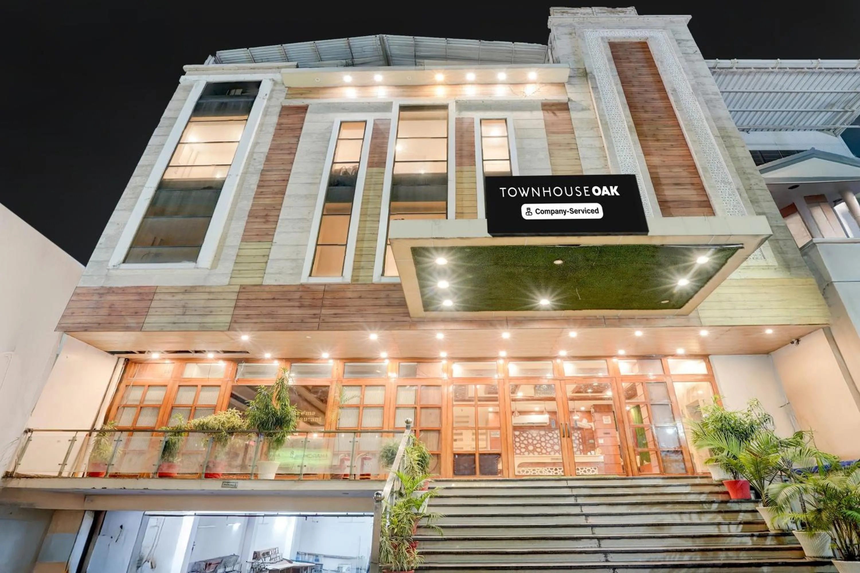 Facade/entrance in Townhouse Oak Dehradun Court Formerly GK Residency