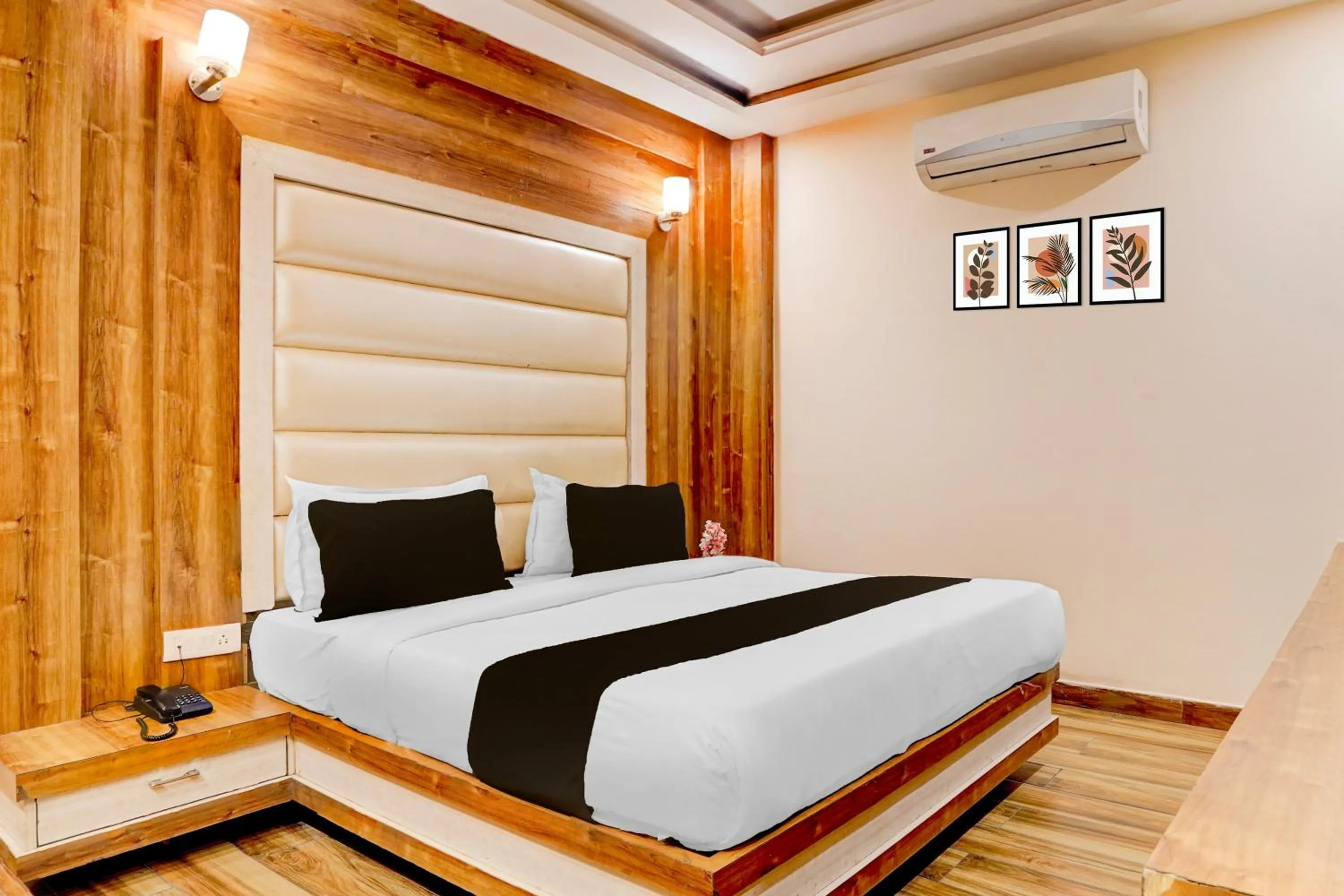 Bedroom, Bed in Townhouse Oak Dehradun Court Formerly GK Residency