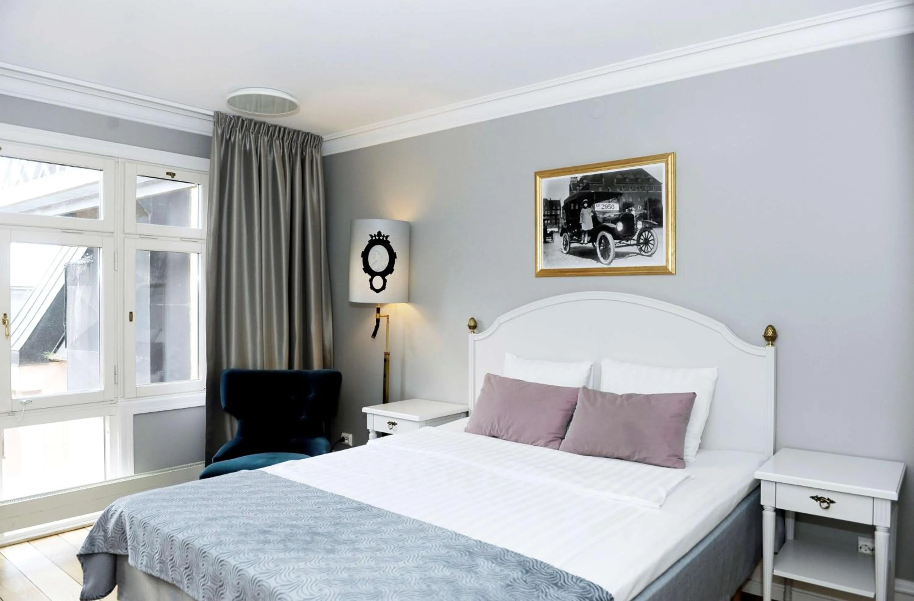 Bedroom, Bed in Scandic Kramer