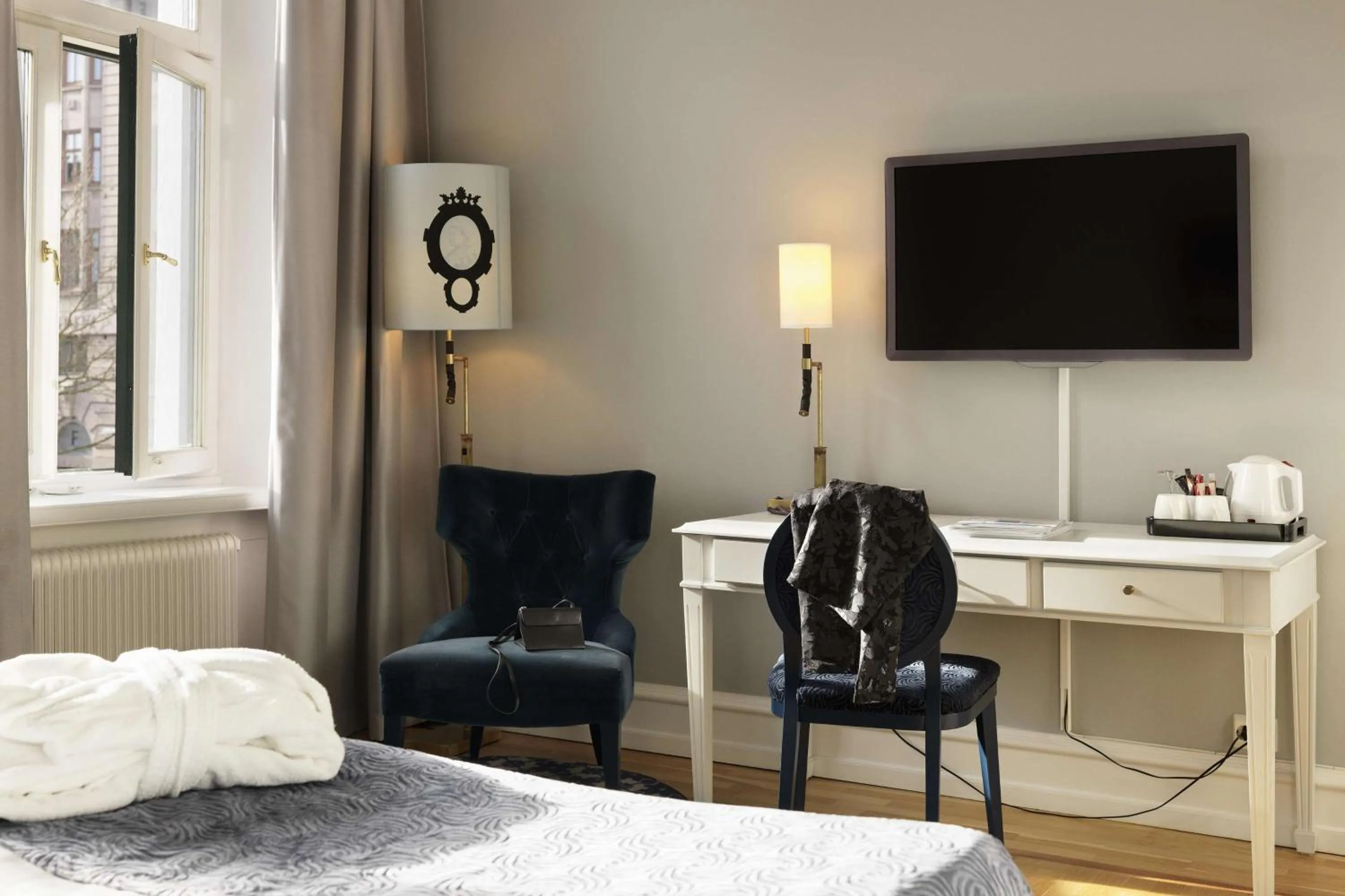 Photo of the whole room, Bed in Scandic Kramer