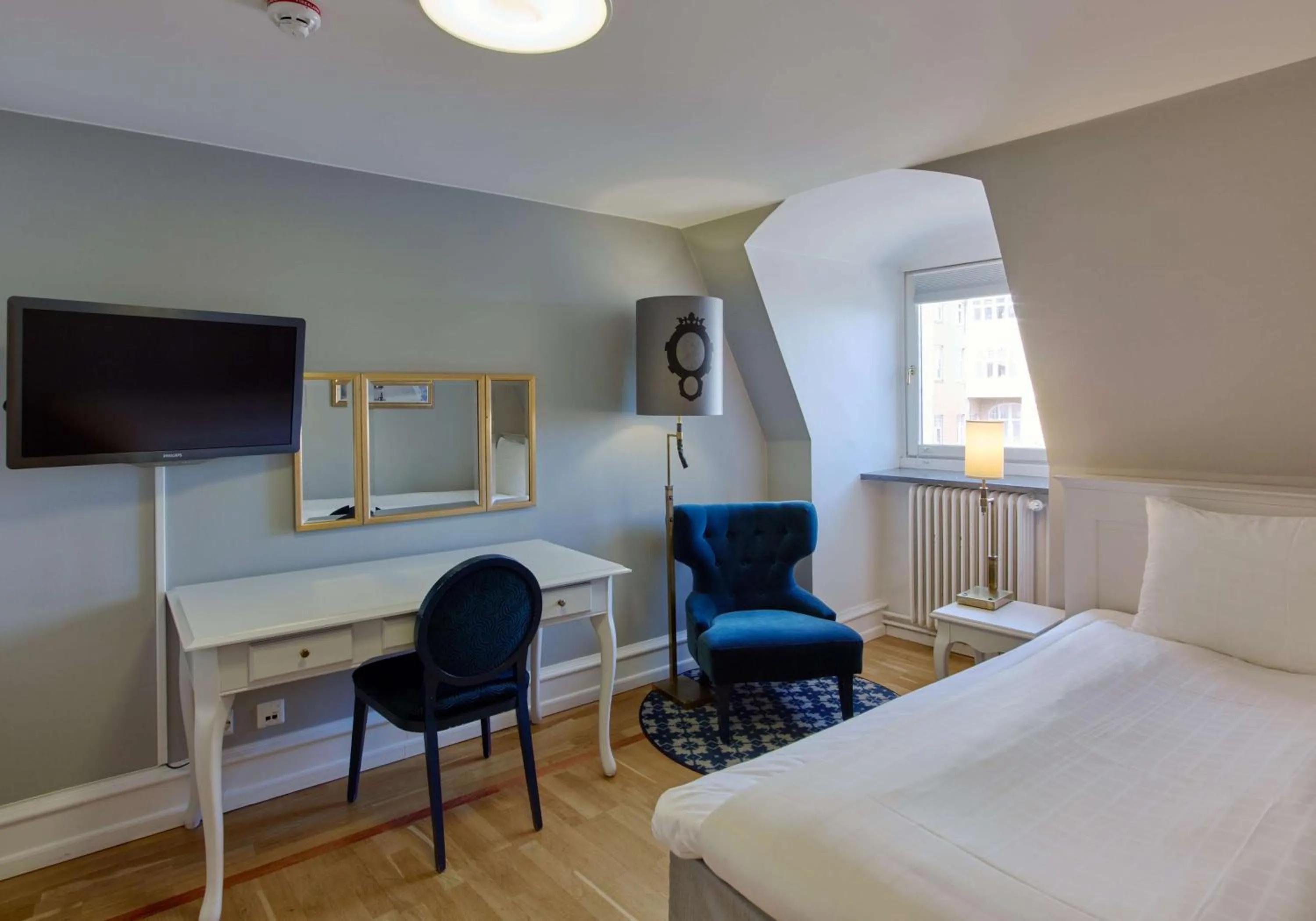 Bedroom, Bed in Scandic Kramer