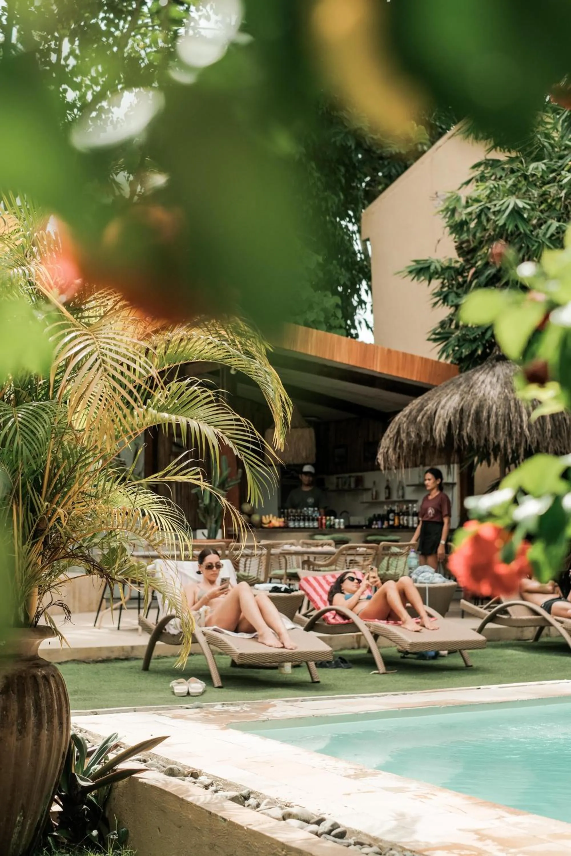 Swimming pool in Tropical Temple Siargao Resort
