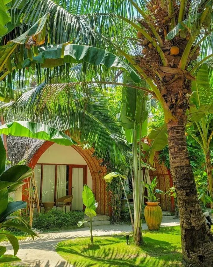 Garden in Tropical Temple Siargao Resort