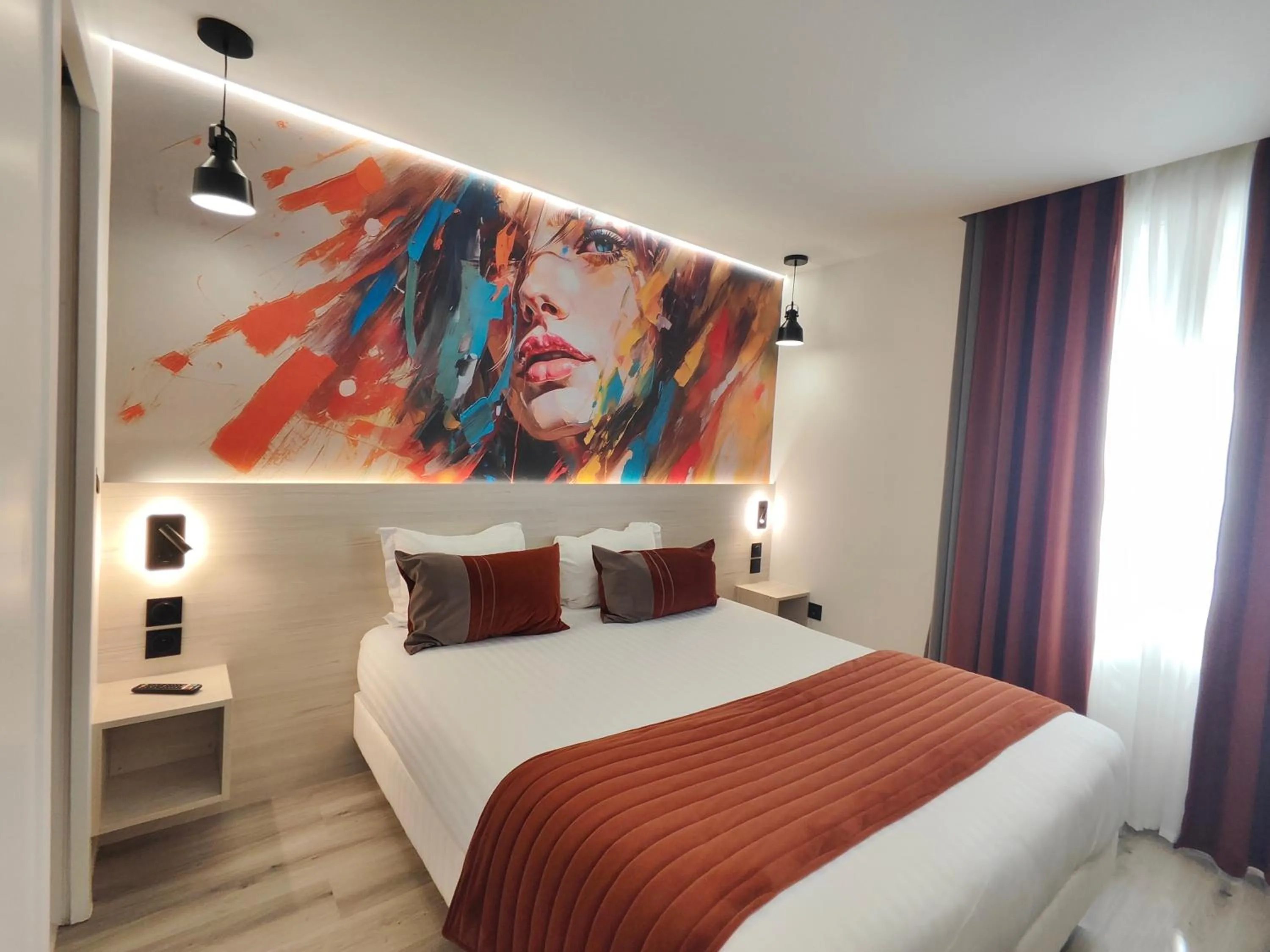 Bed in 55 Hôtel Montparnasse