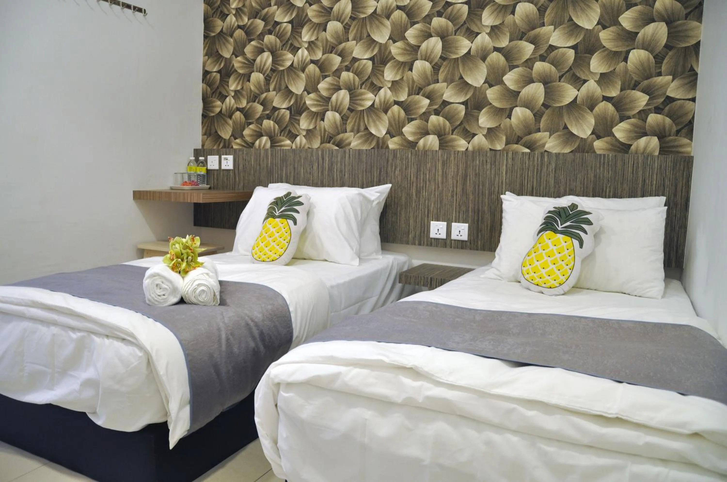 Bed in Teruntum 96 Guest house