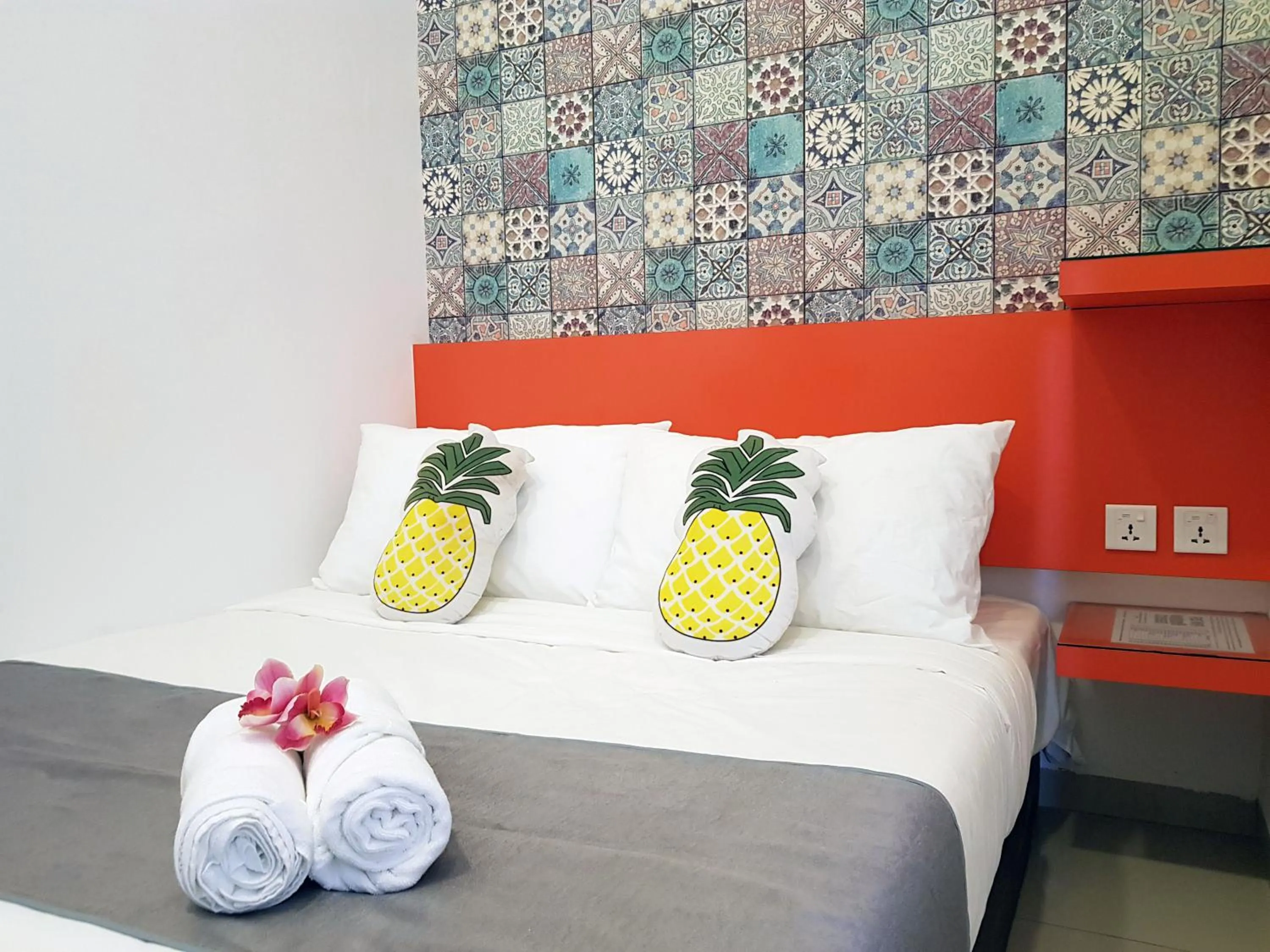 Bed in Teruntum 96 Guest house