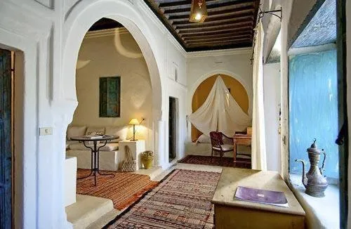 Living room, Bed in Hotel Dar Dhiafa