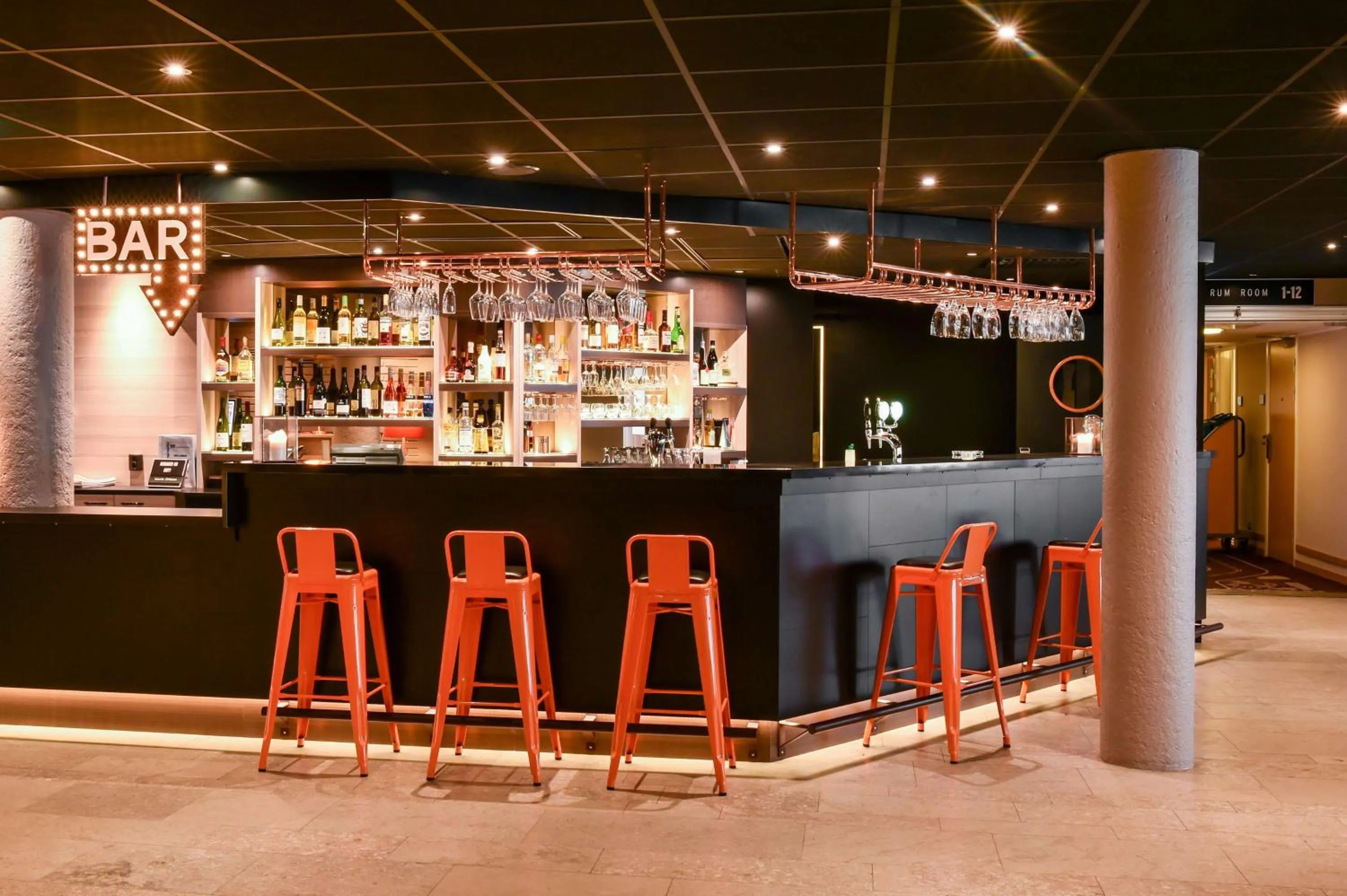 Lounge or bar in Scandic Segevång