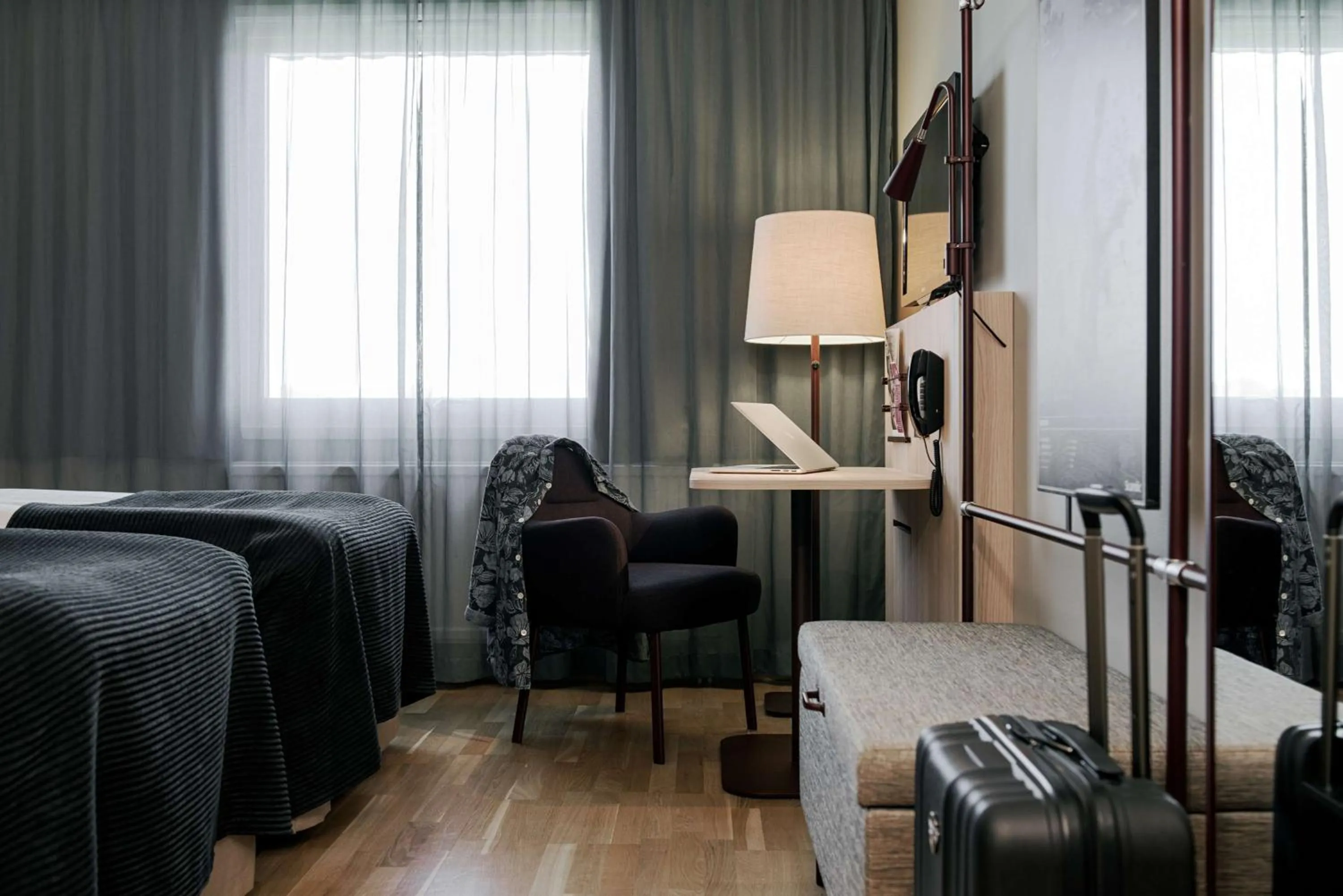 Photo of the whole room, Bed in Scandic Segevång