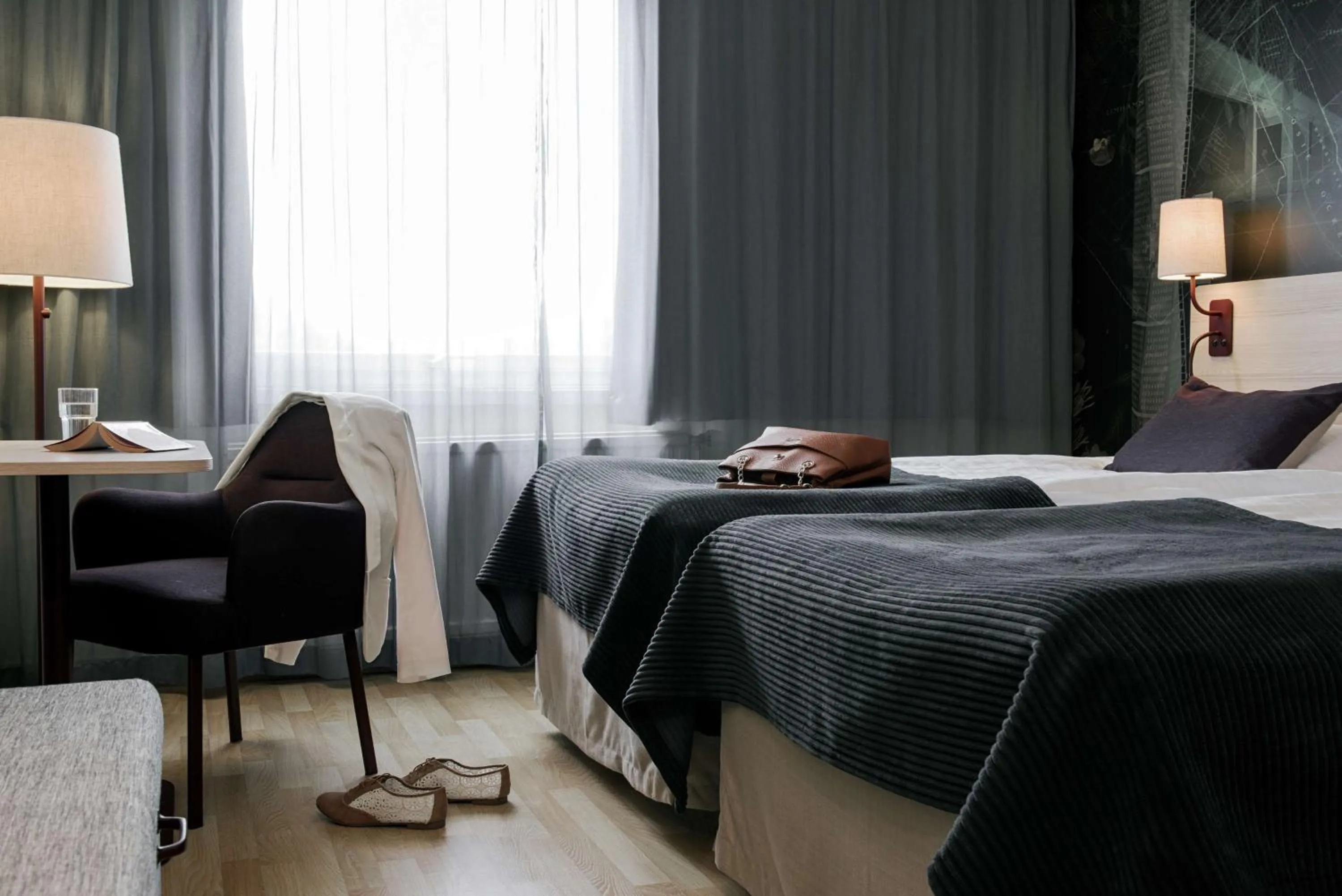 Photo of the whole room, Bed in Scandic Segevång