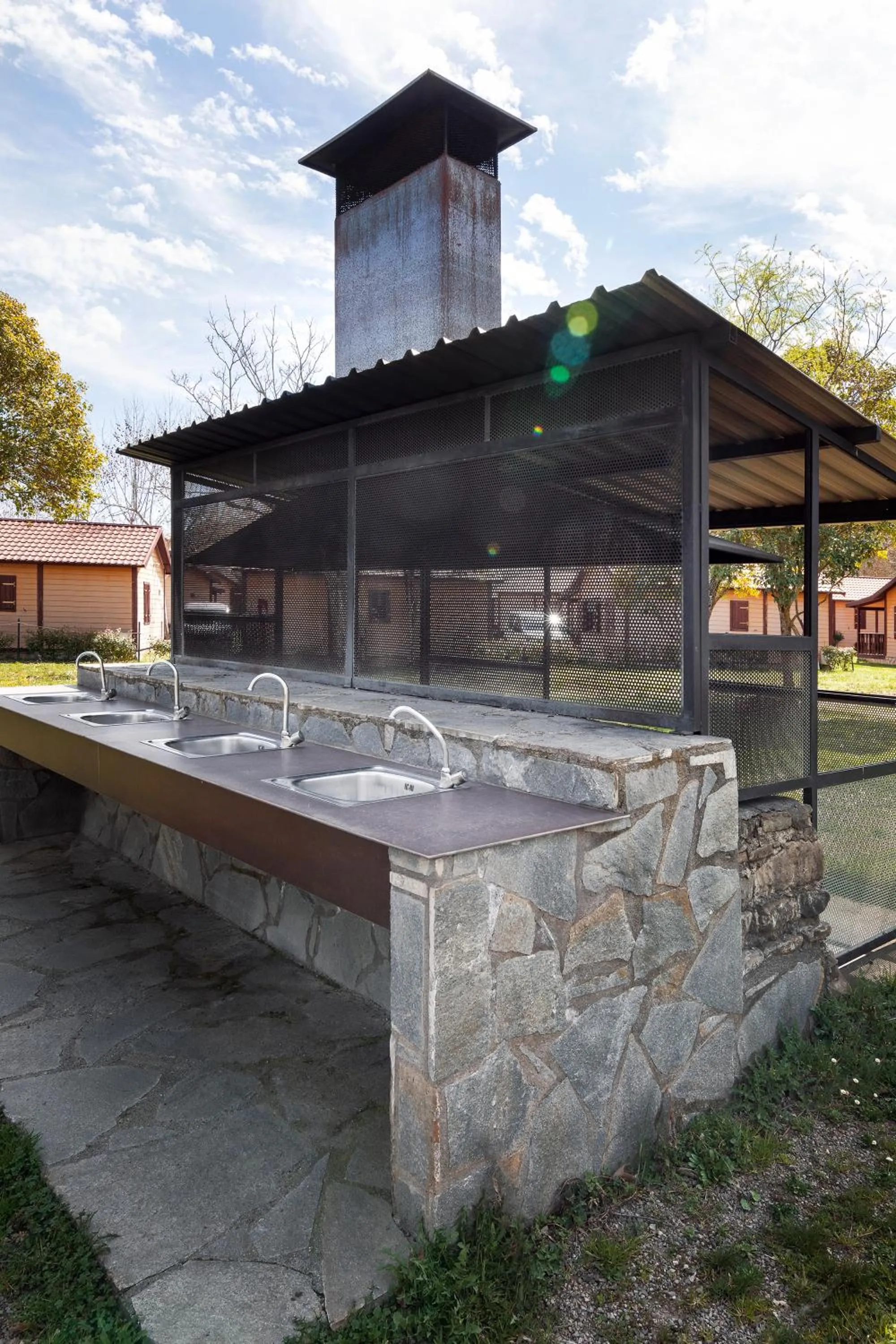 BBQ facilities in wecamp Pirineos