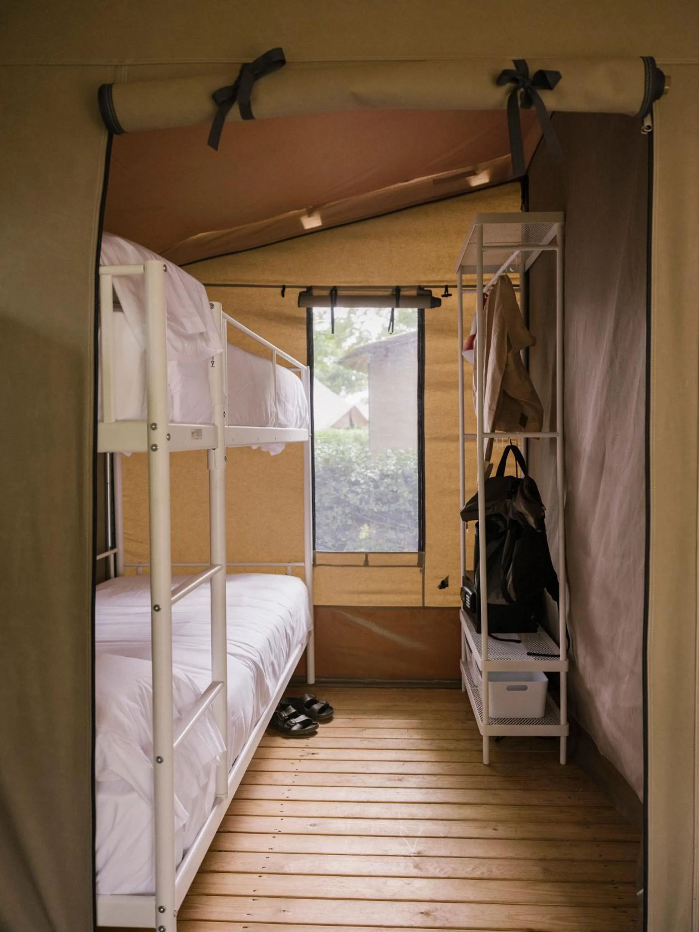 Bed in wecamp Pirineos