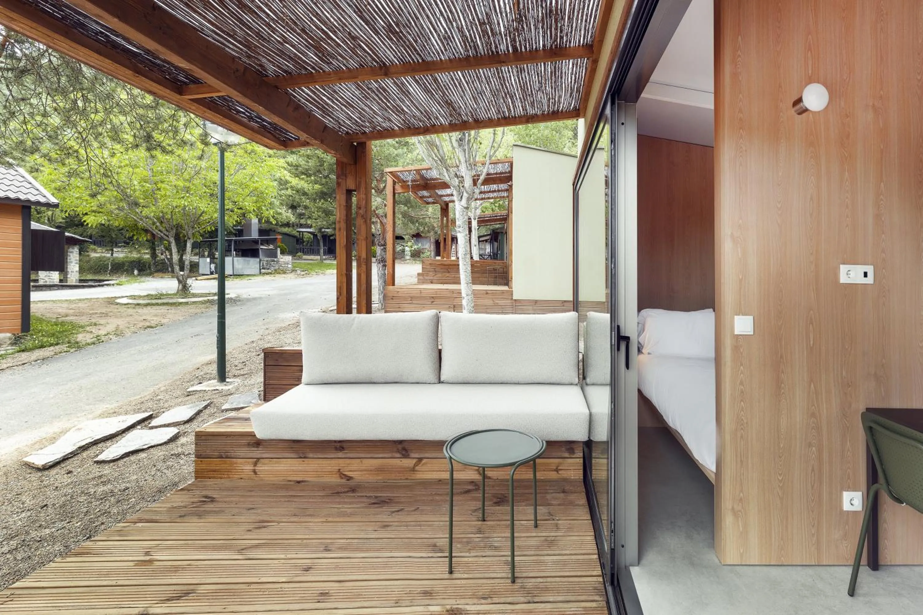 Balcony/Terrace in wecamp Pirineos