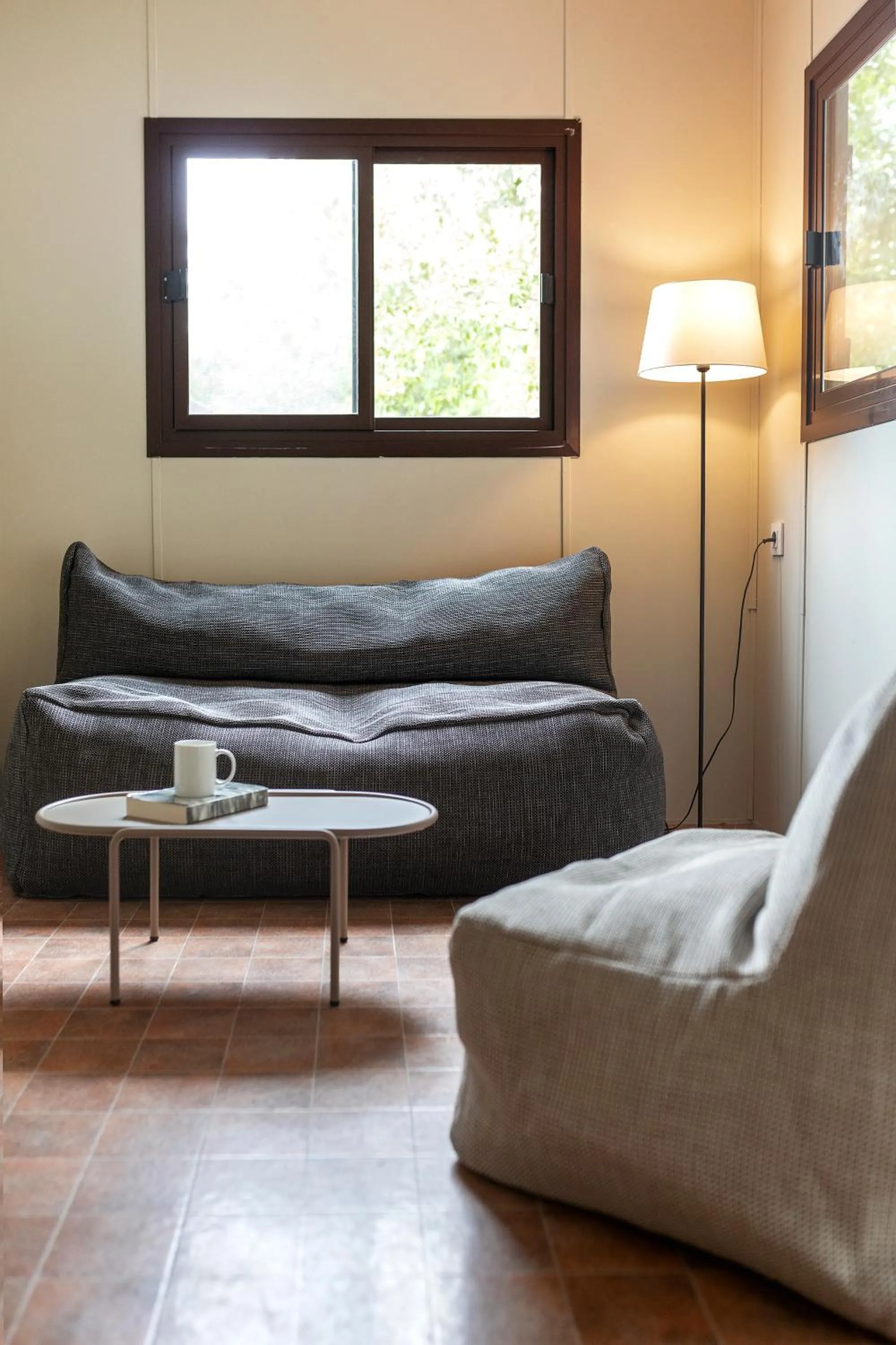 Living room in wecamp Pirineos