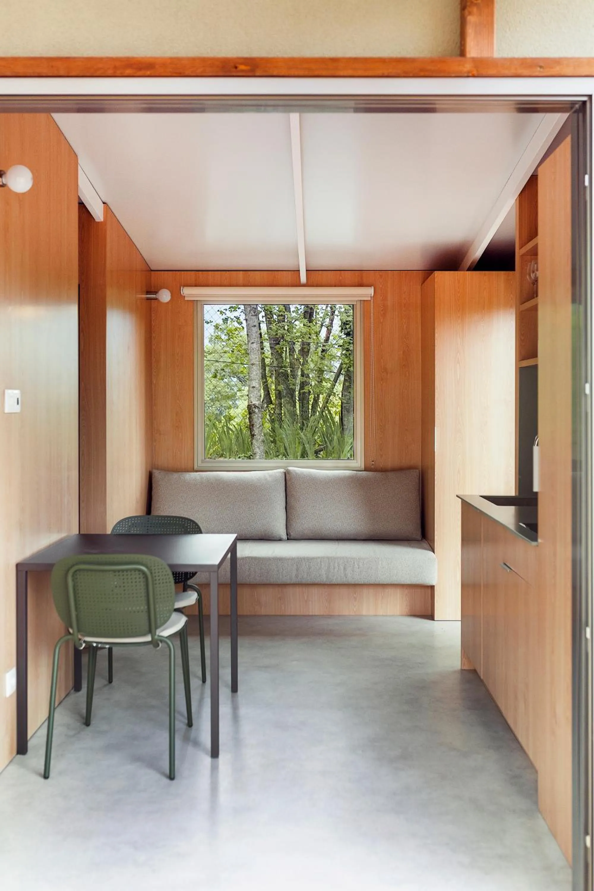 Living room in wecamp Pirineos