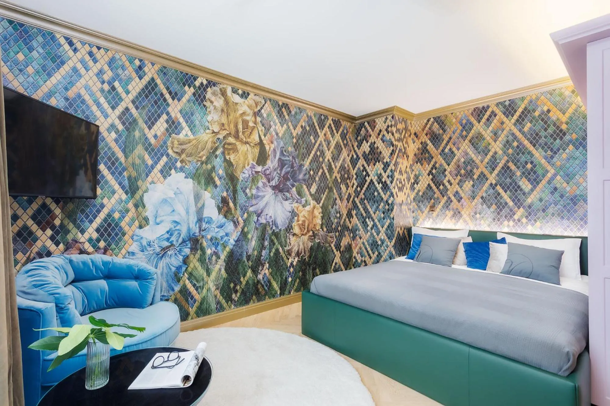 Bed in VISIONAPARTMENTS Albertstrasse - contactless check-in