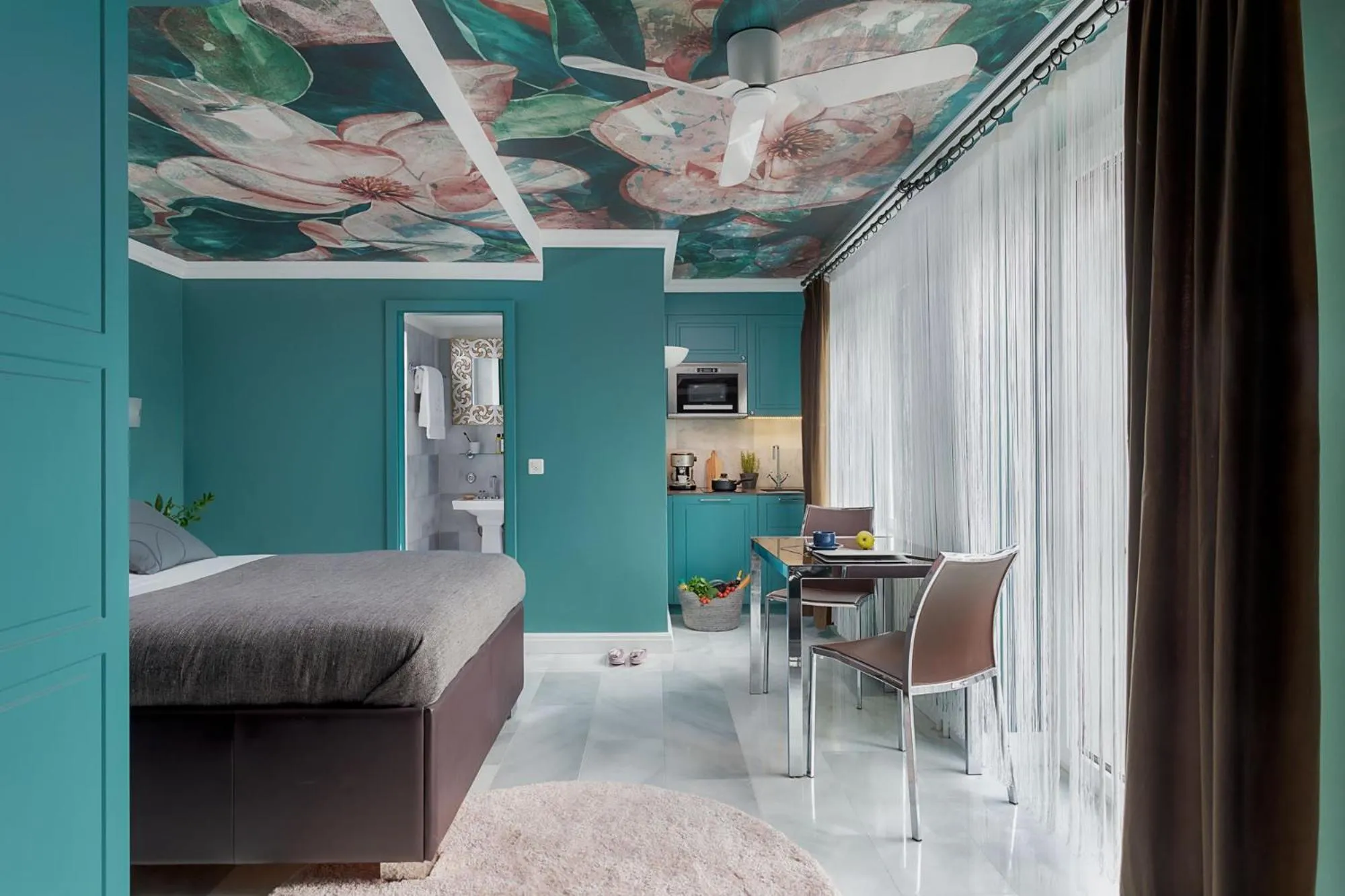 Seating area, Bed in VISIONAPARTMENTS Albertstrasse - contactless check-in