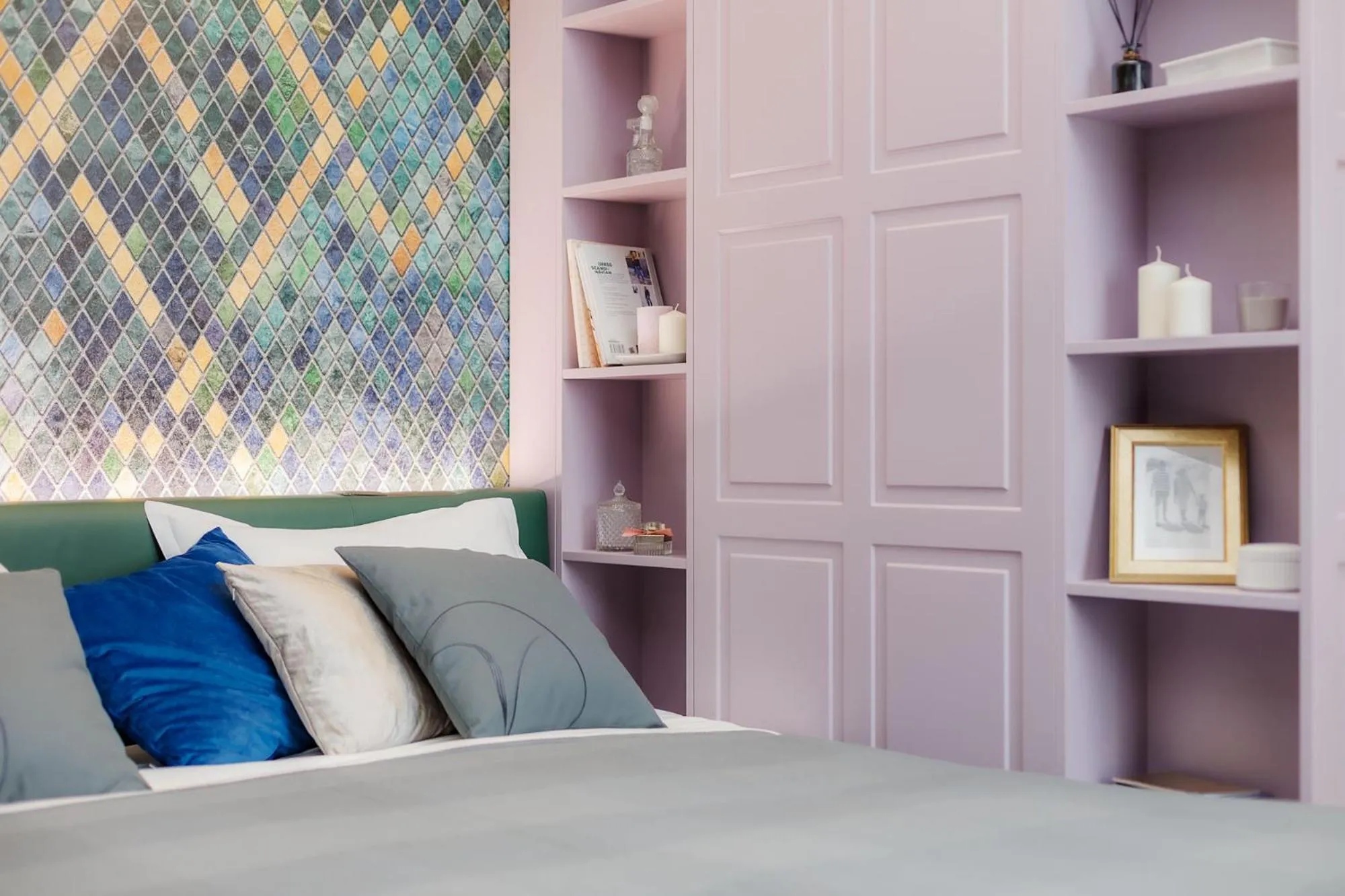 Bed in VISIONAPARTMENTS Albertstrasse - contactless check-in