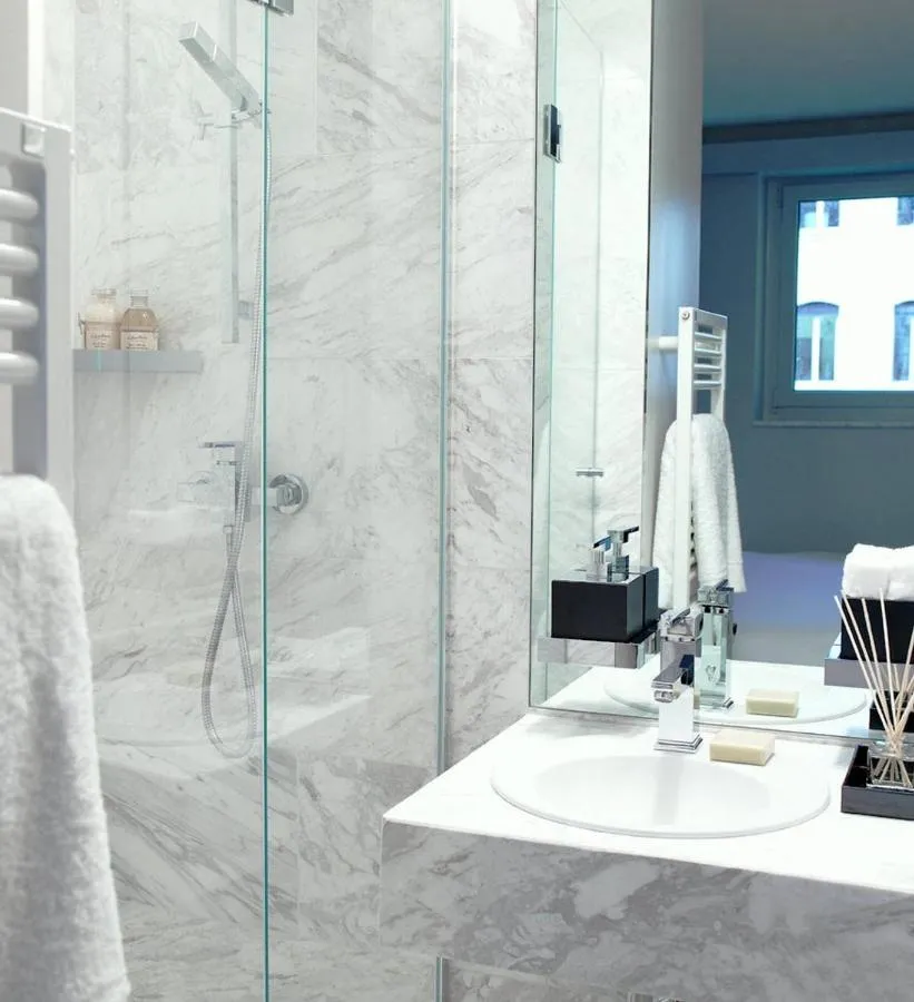 Shower in VISIONAPARTMENTS Freyastrasse - contactless check-in