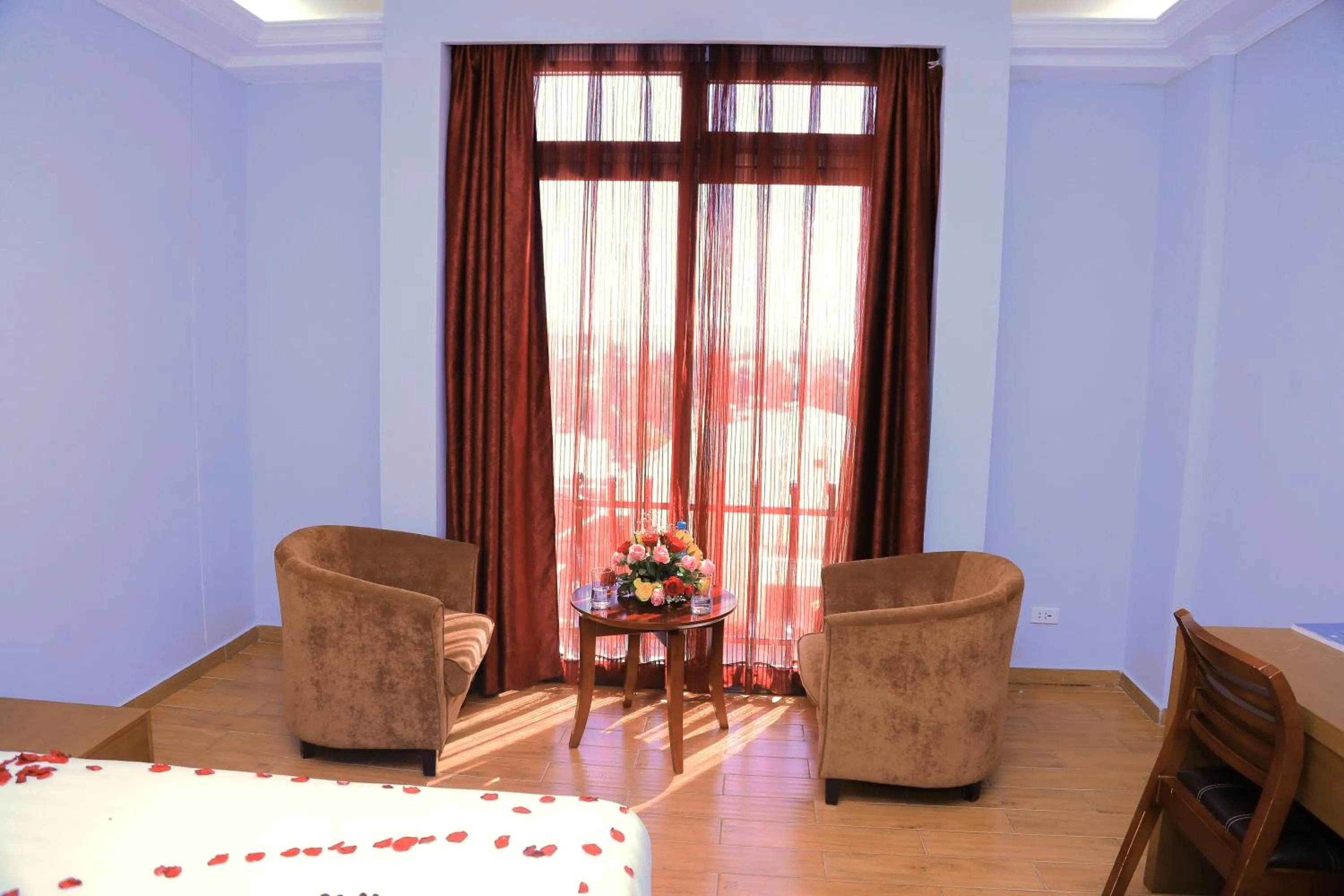 Seating area in Haile Resort-Gondar