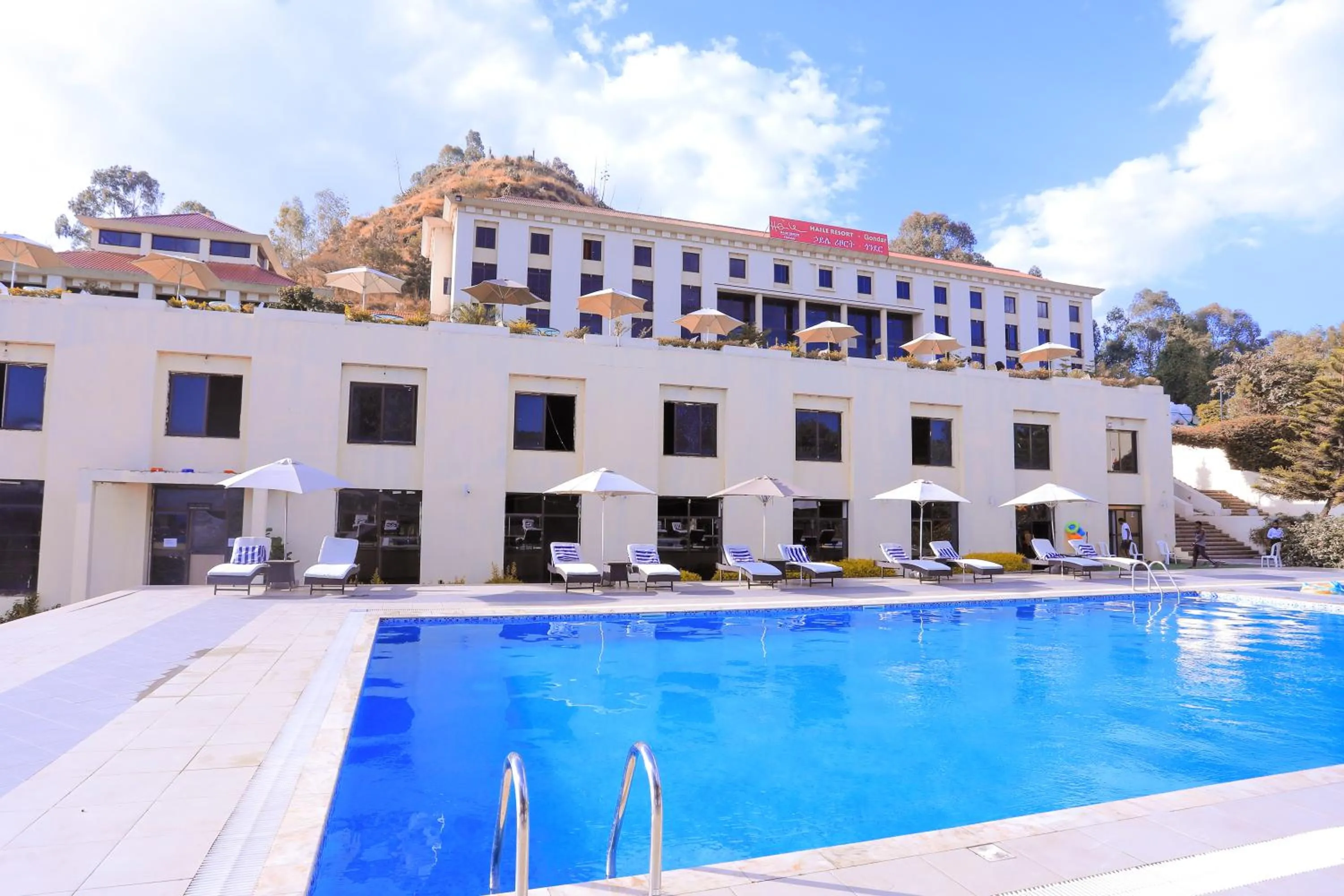 Swimming pool in Haile Resort-Gondar