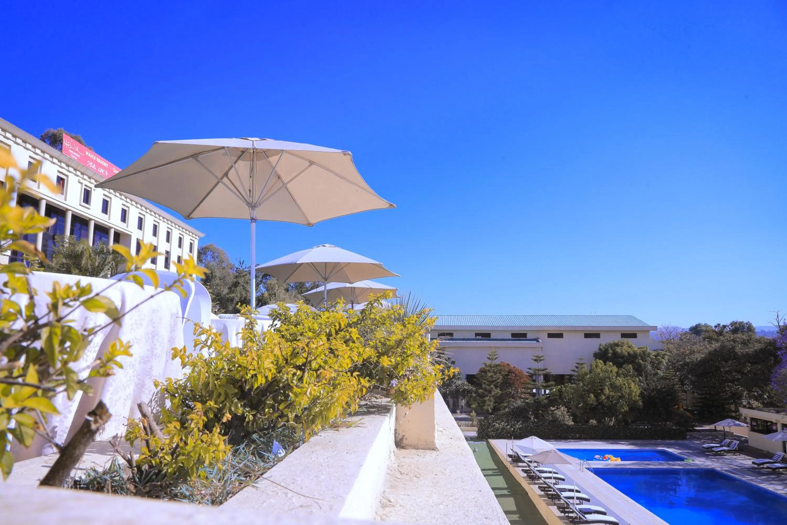 Swimming pool in Haile Resort-Gondar