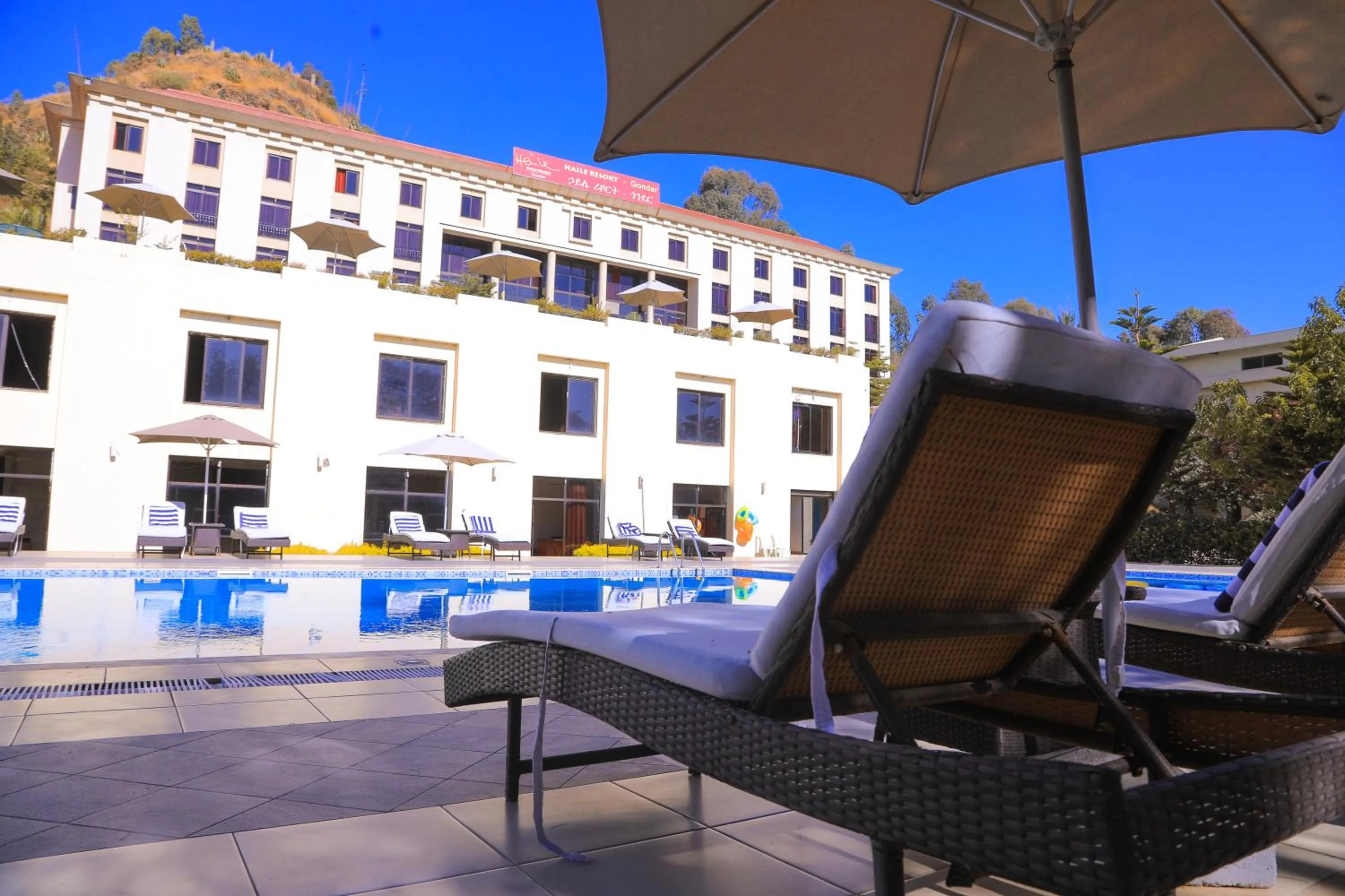 Swimming pool in Haile Resort-Gondar