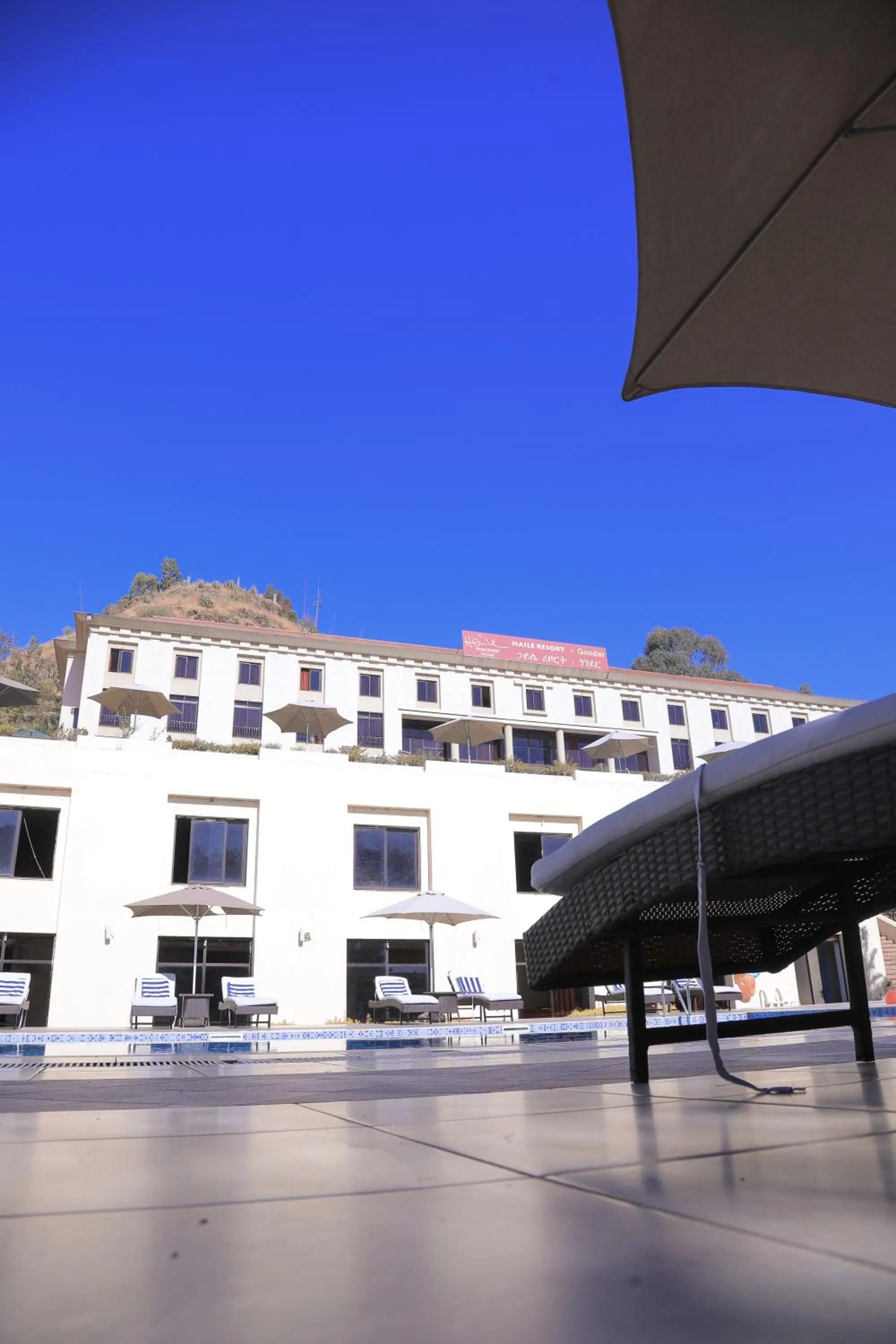 Swimming pool in Haile Resort-Gondar