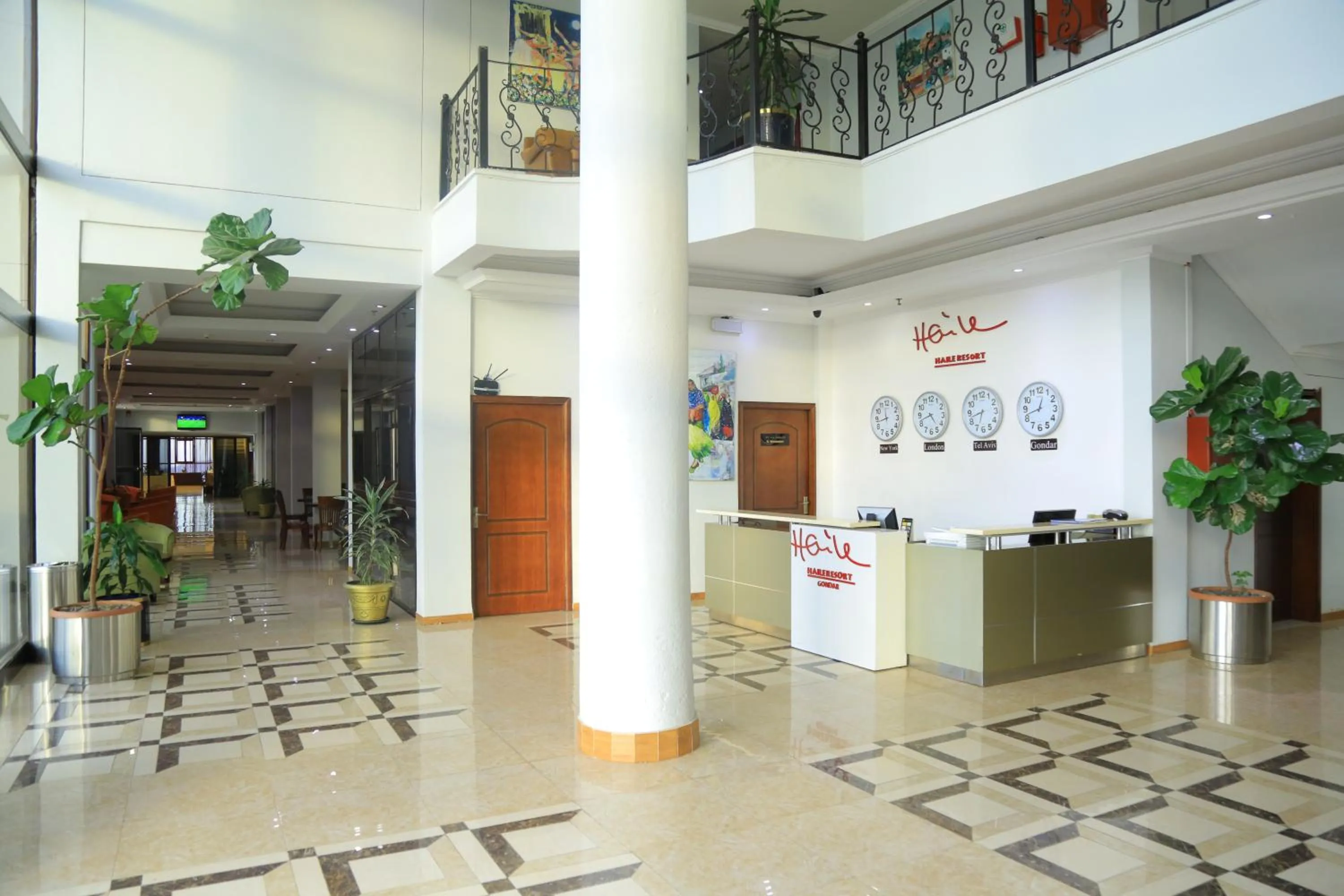 Lobby or reception in Haile Resort-Gondar