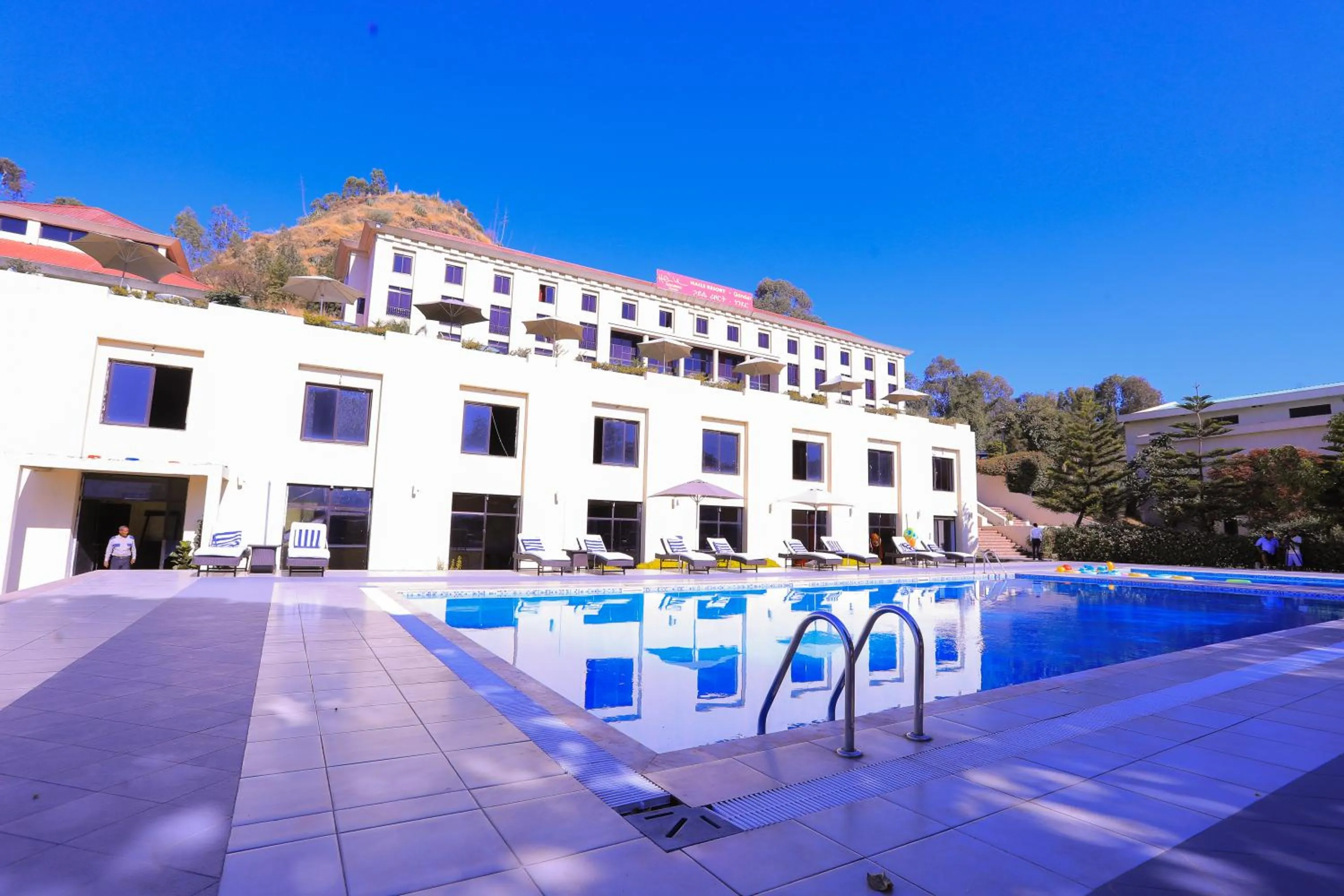 Swimming pool in Haile Resort-Gondar