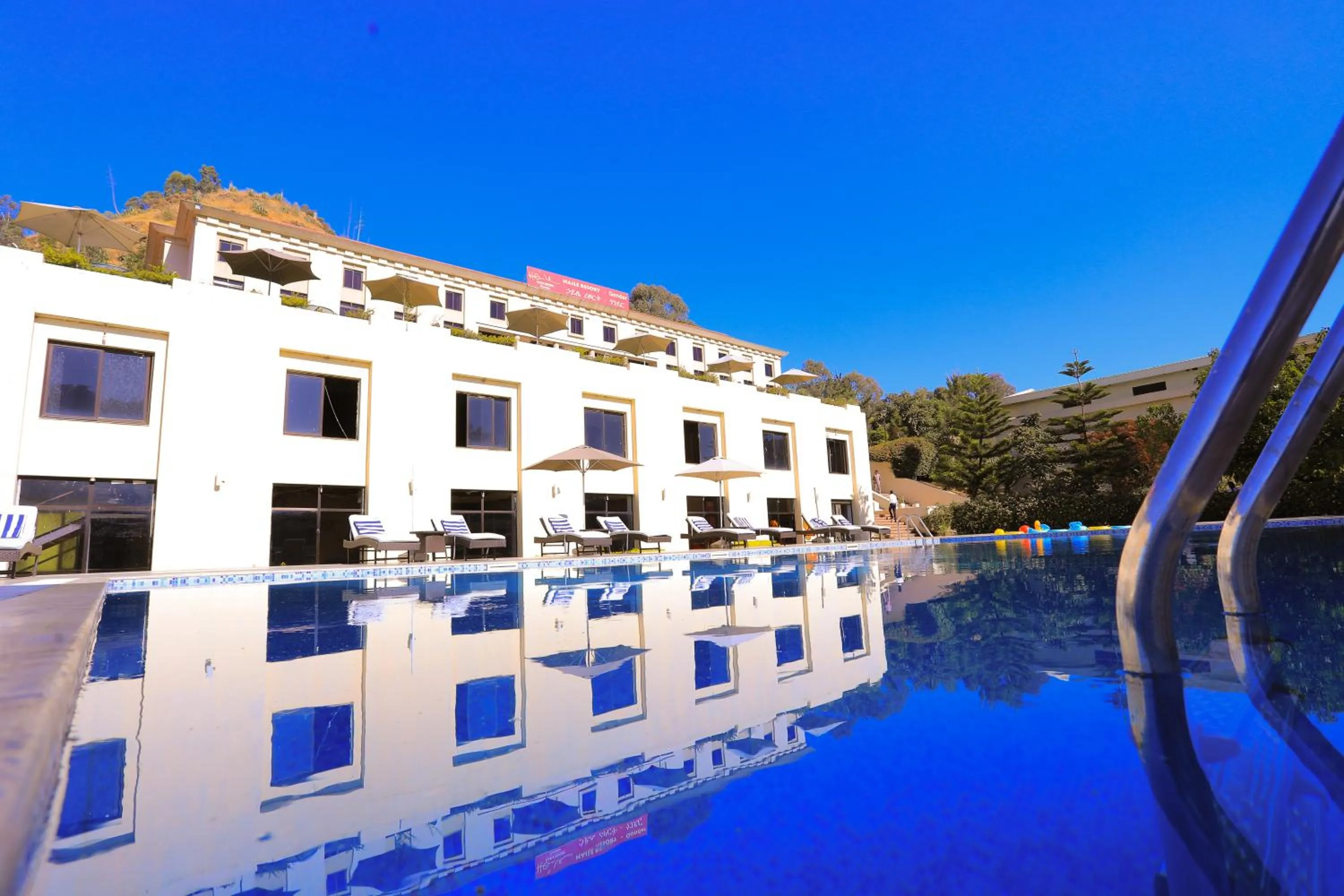 Swimming pool in Haile Resort-Gondar