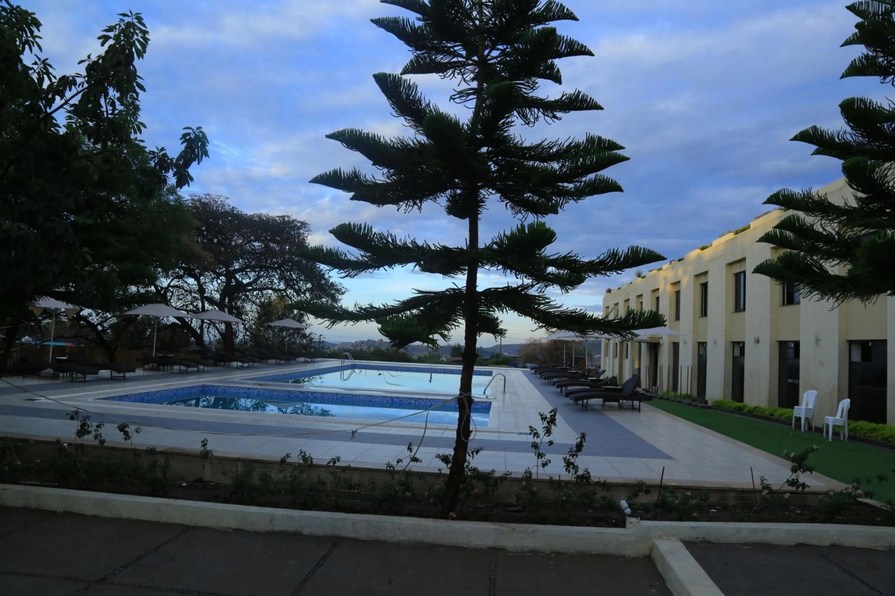 Swimming pool in Haile Resort-Gondar