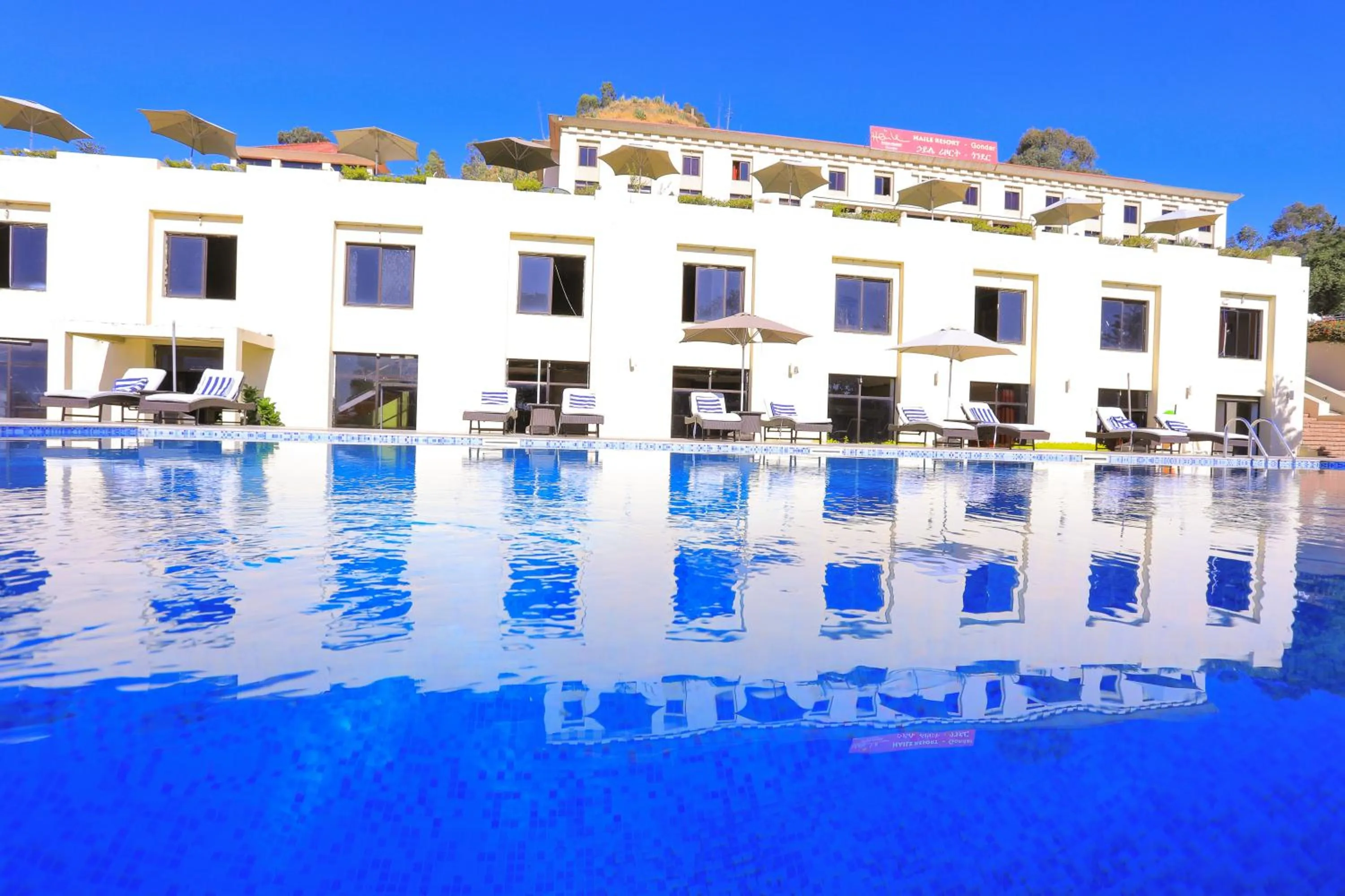 Swimming pool in Haile Resort-Gondar
