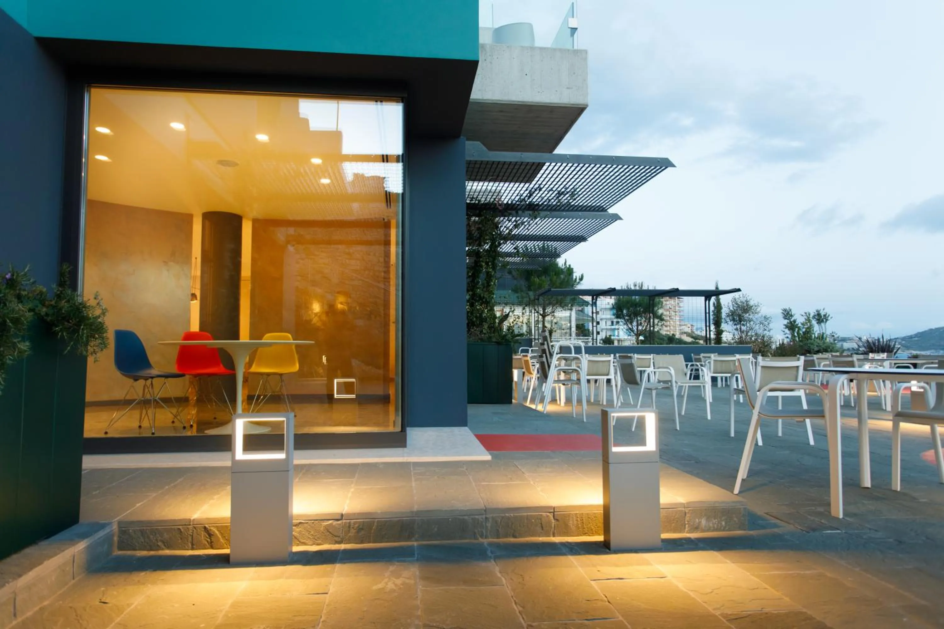 Patio in Buzë Boutique Hotel