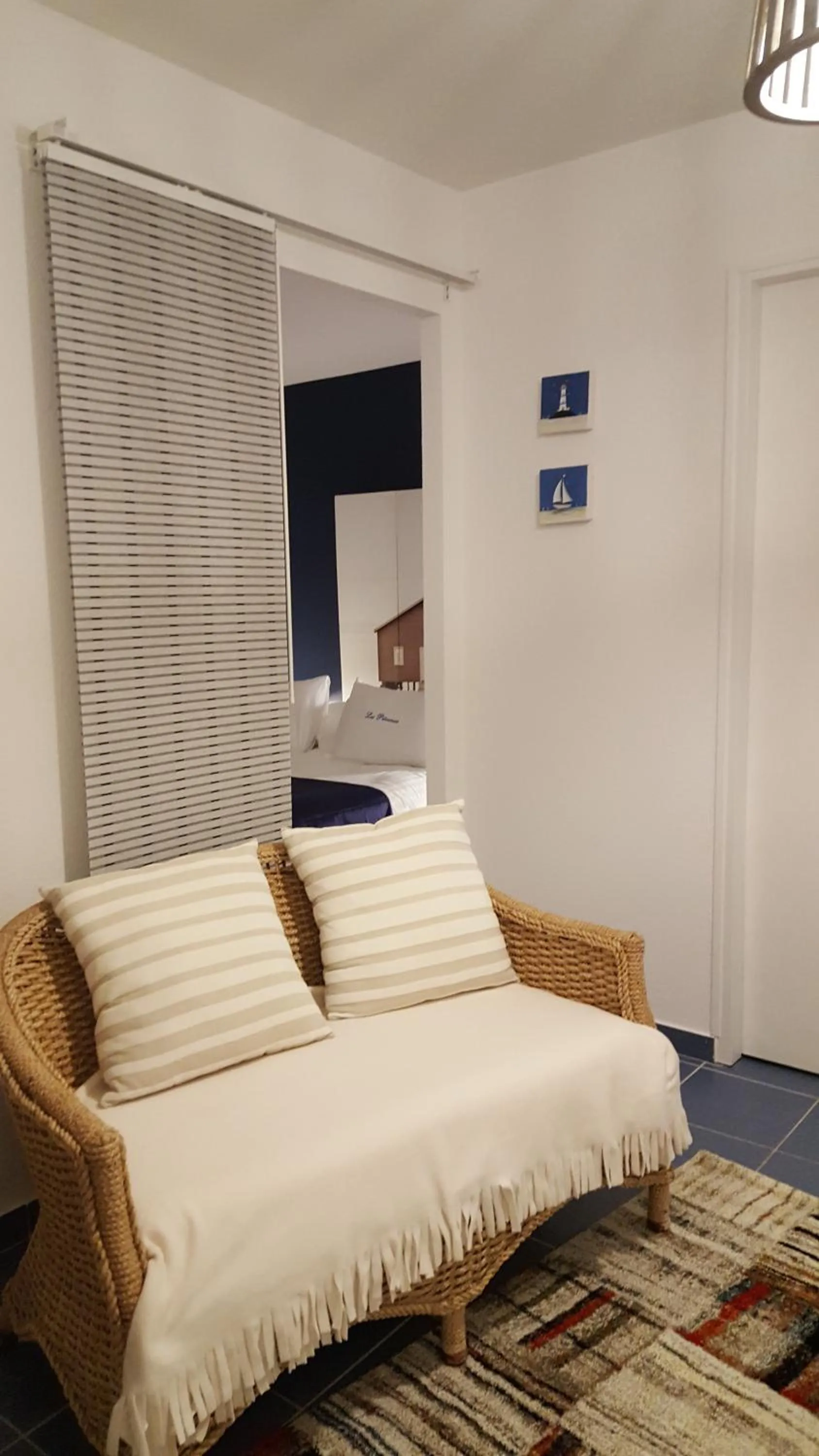 Seating area, Bed in Les Pitounus