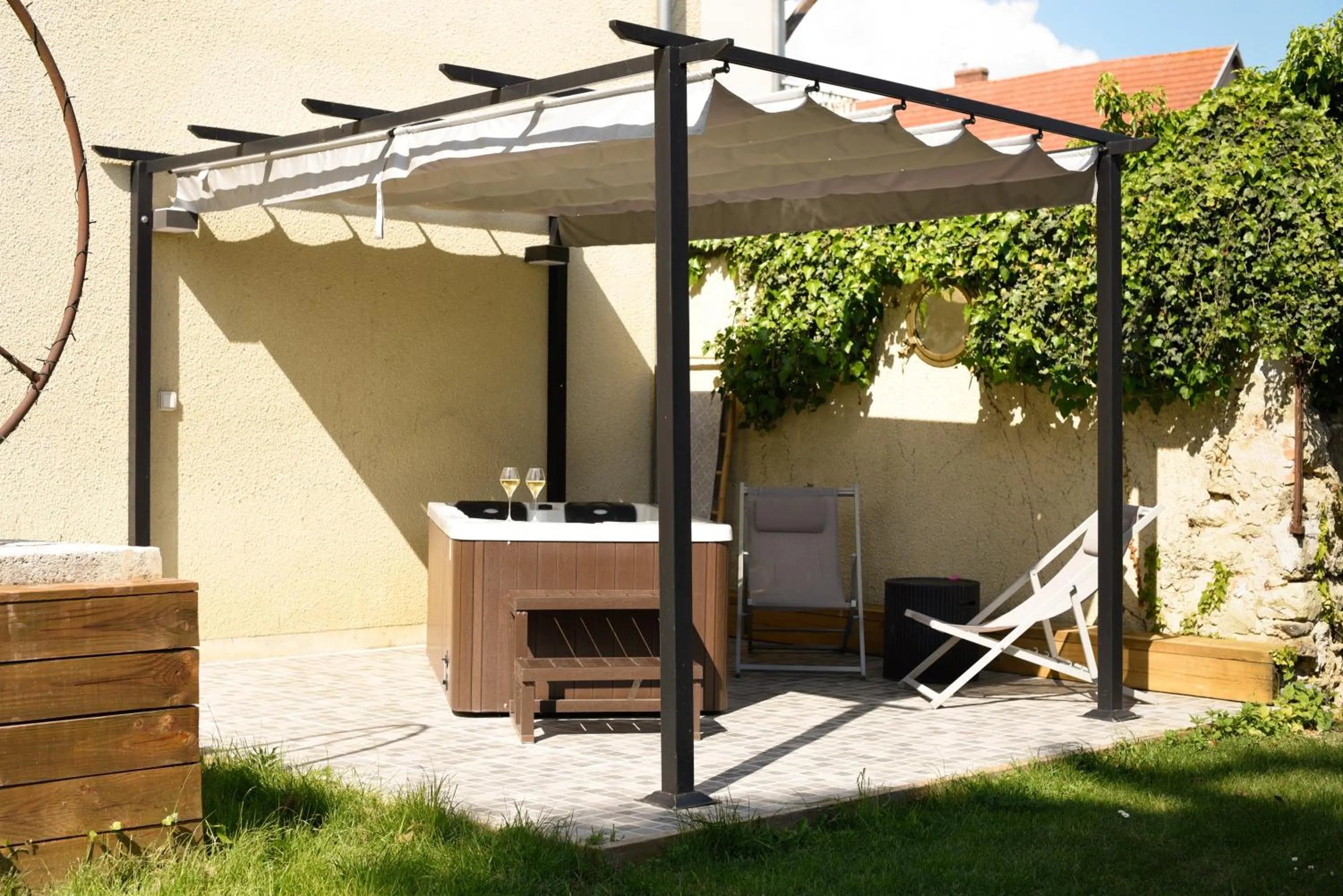 Patio in Champagne Philippe Martin