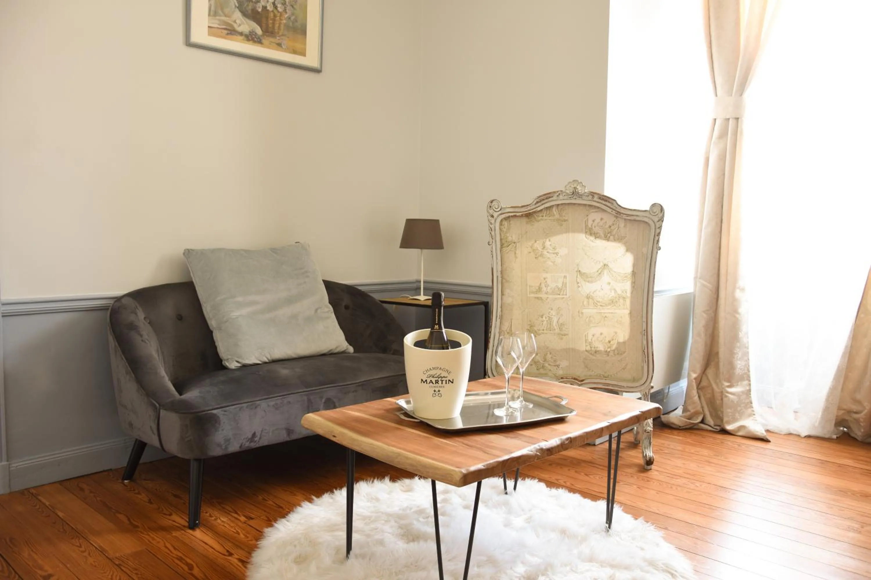 Living room in Champagne Philippe Martin