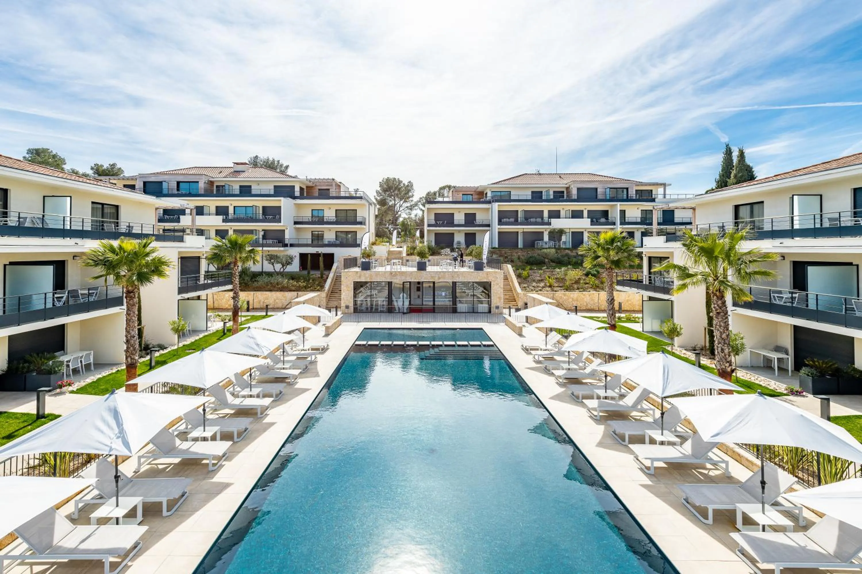 Pool view in Evancy Les Jardins d'Azur - Vence