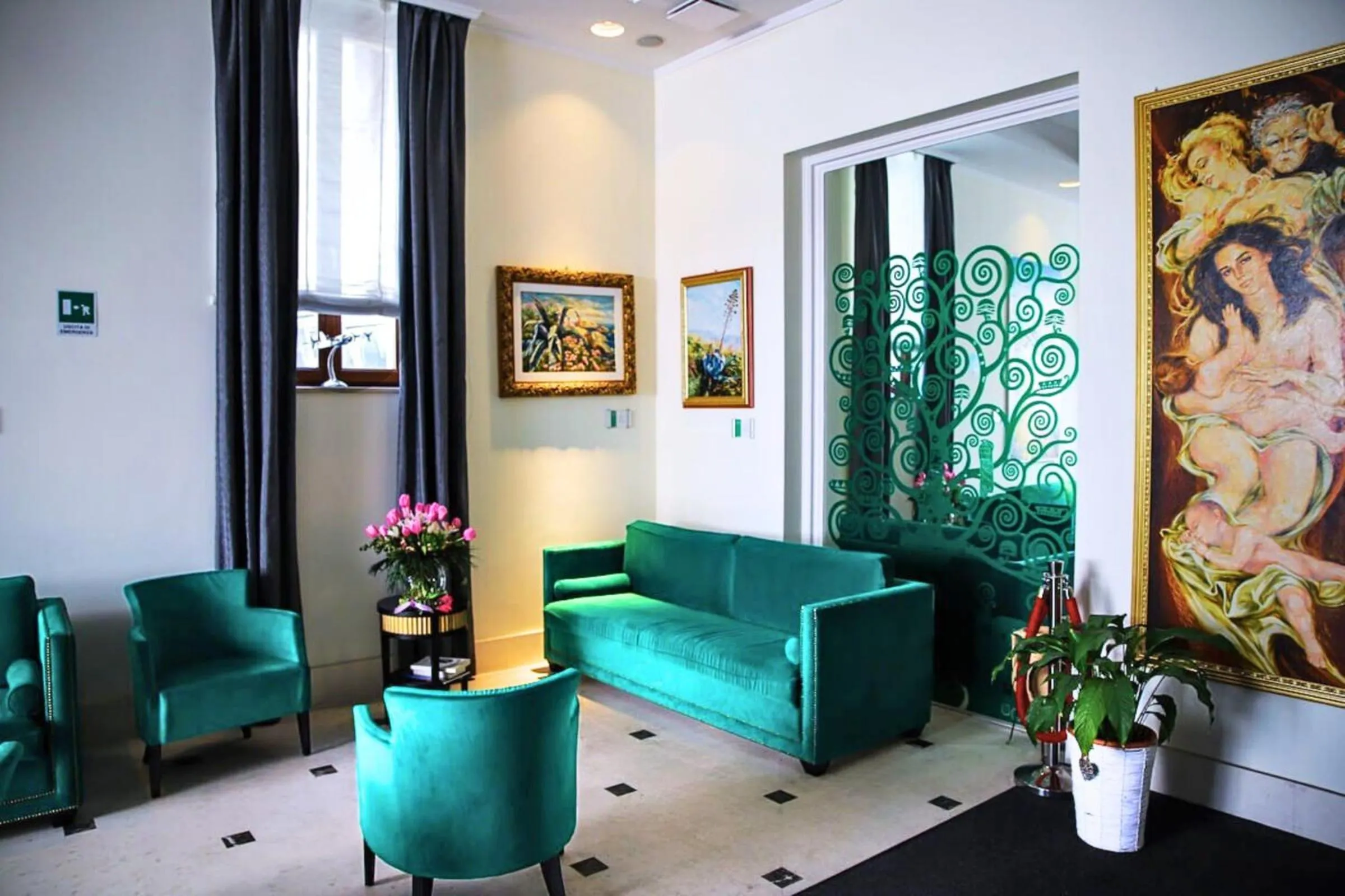 Lobby or reception in Torrione Hotel
