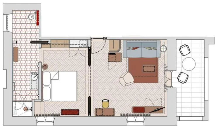 Floor plan in Villa Helvetia