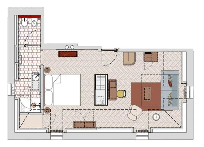 Floor plan in Villa Helvetia