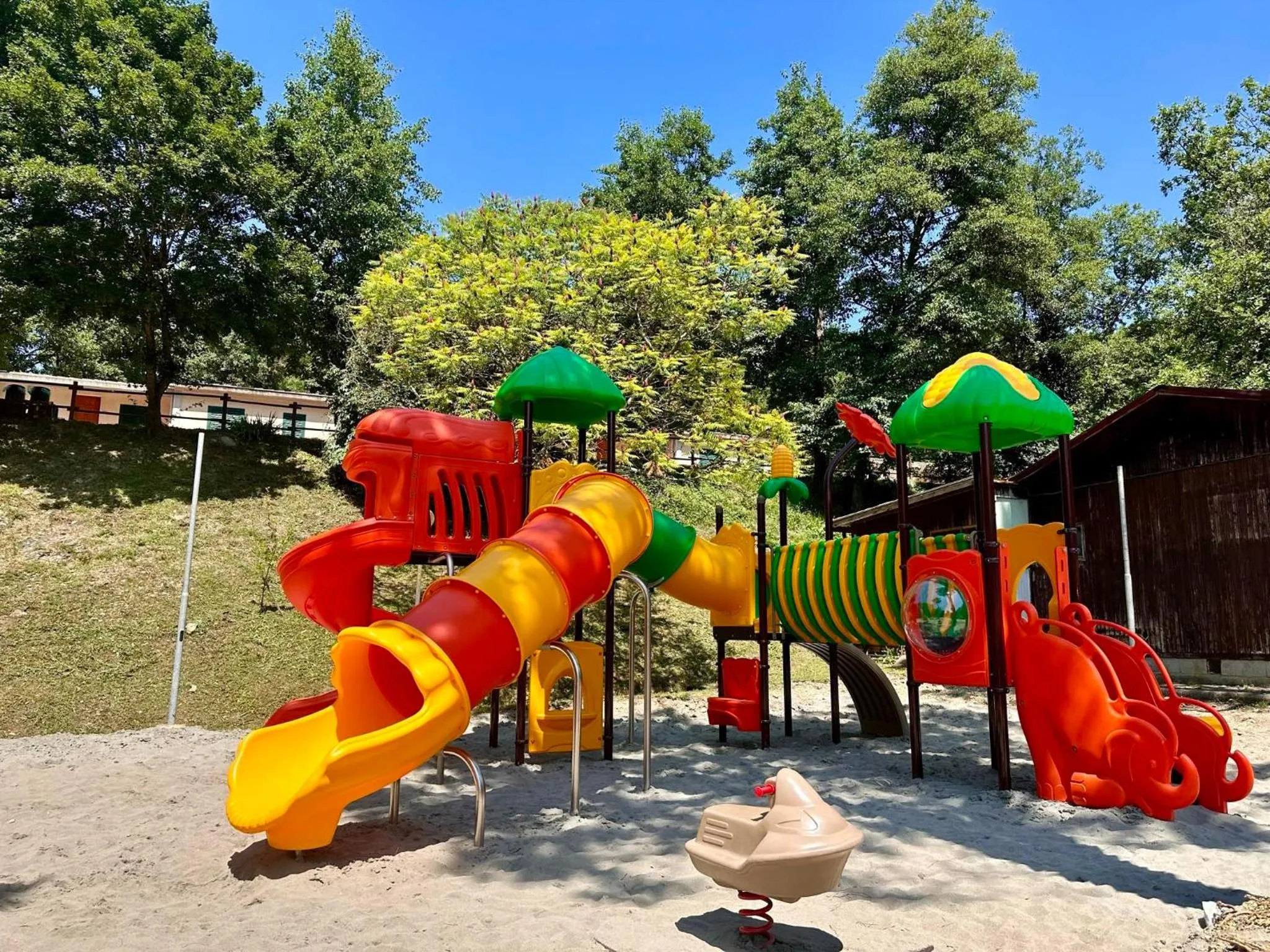 Children play ground in Camping Village Mugello Verde