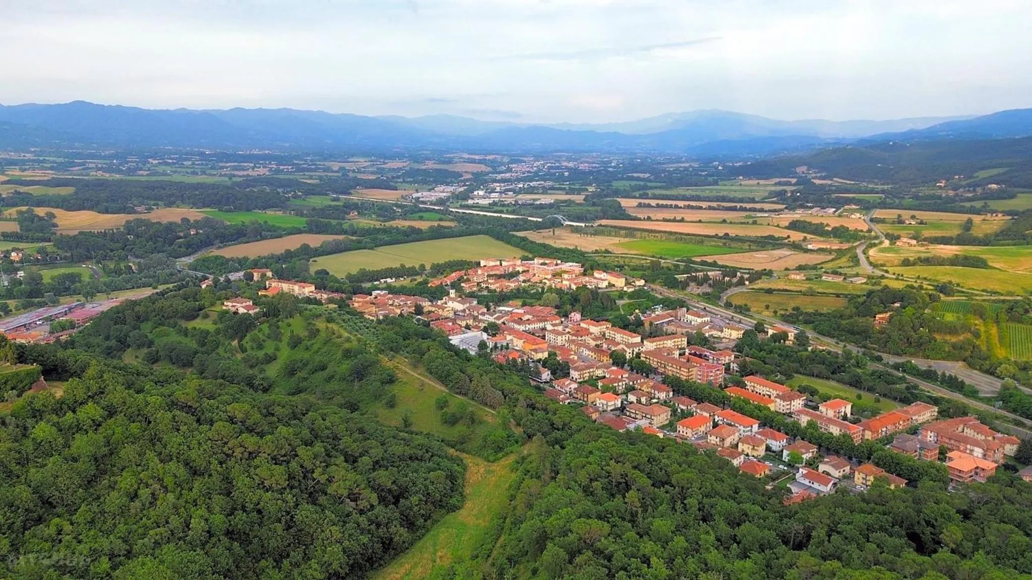 Bird's eye view in Camping Village Mugello Verde