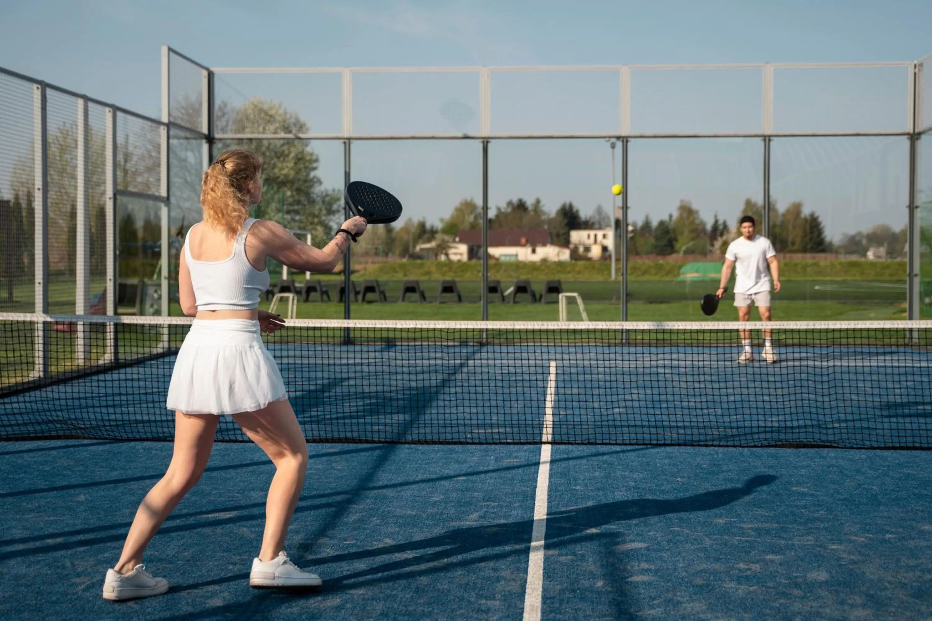 Tennis court in Hotel Kabila