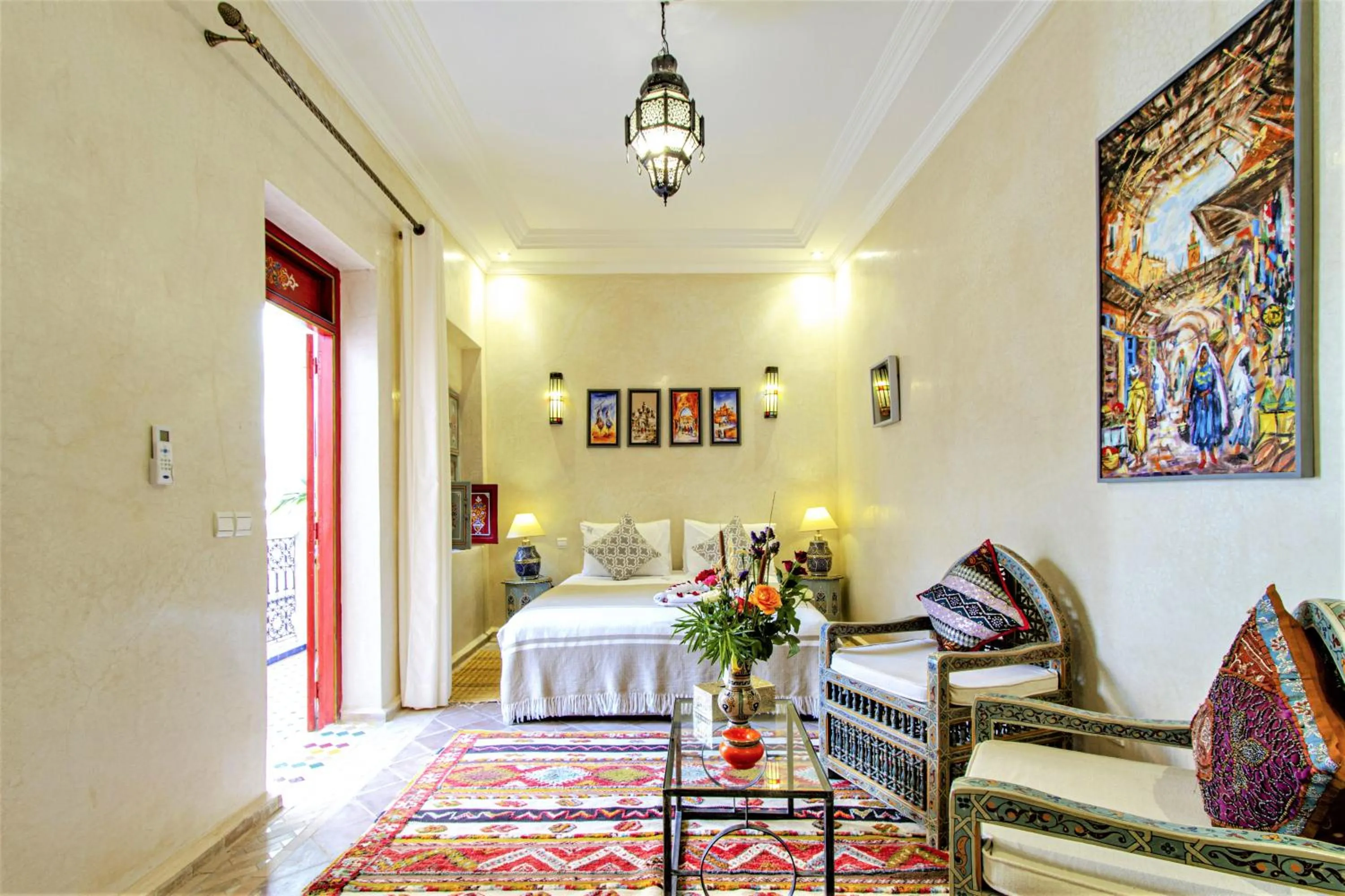 Bed in Riad Tahyra