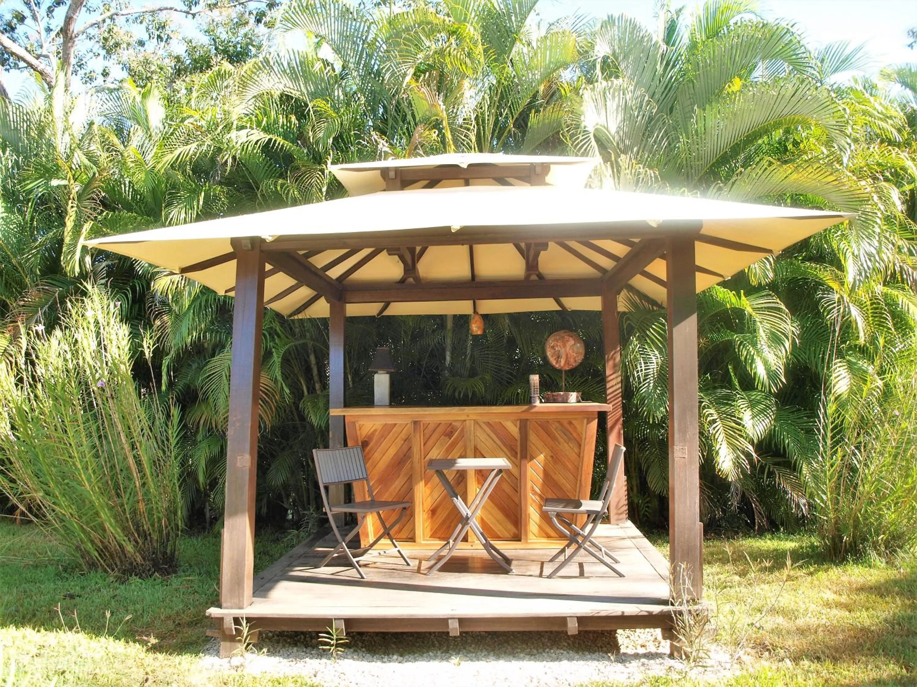 Patio in Lodge Margouillat