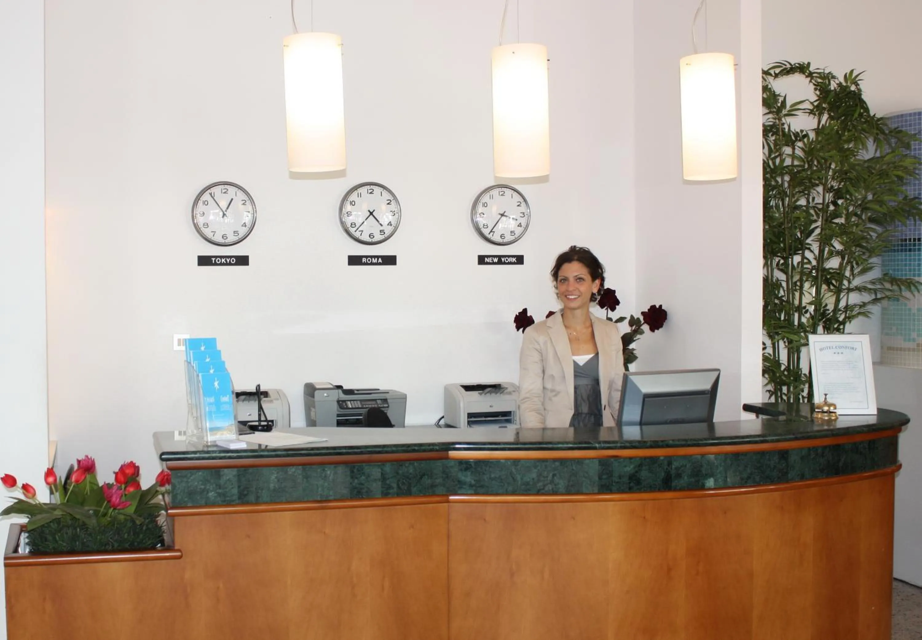 Lobby or reception in Hotel Confort