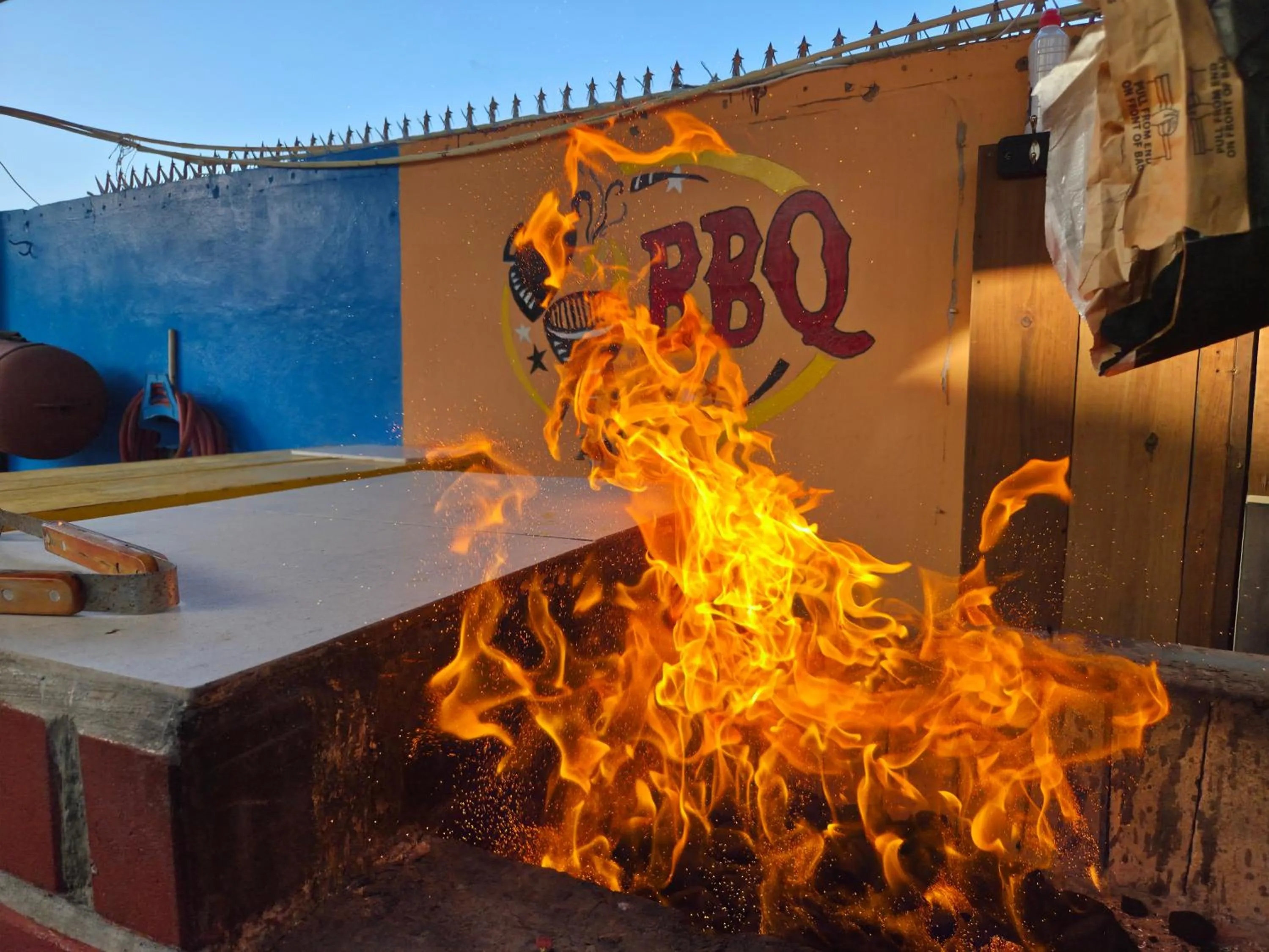 BBQ facilities in Nos Krusero Apartments