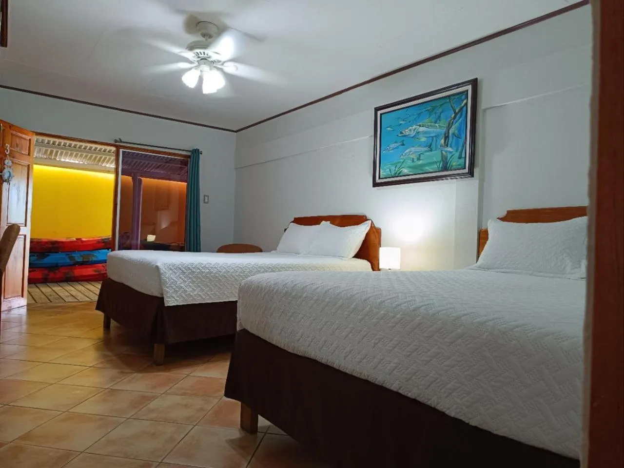 Photo of the whole room, Bed in Banana Bay Marina