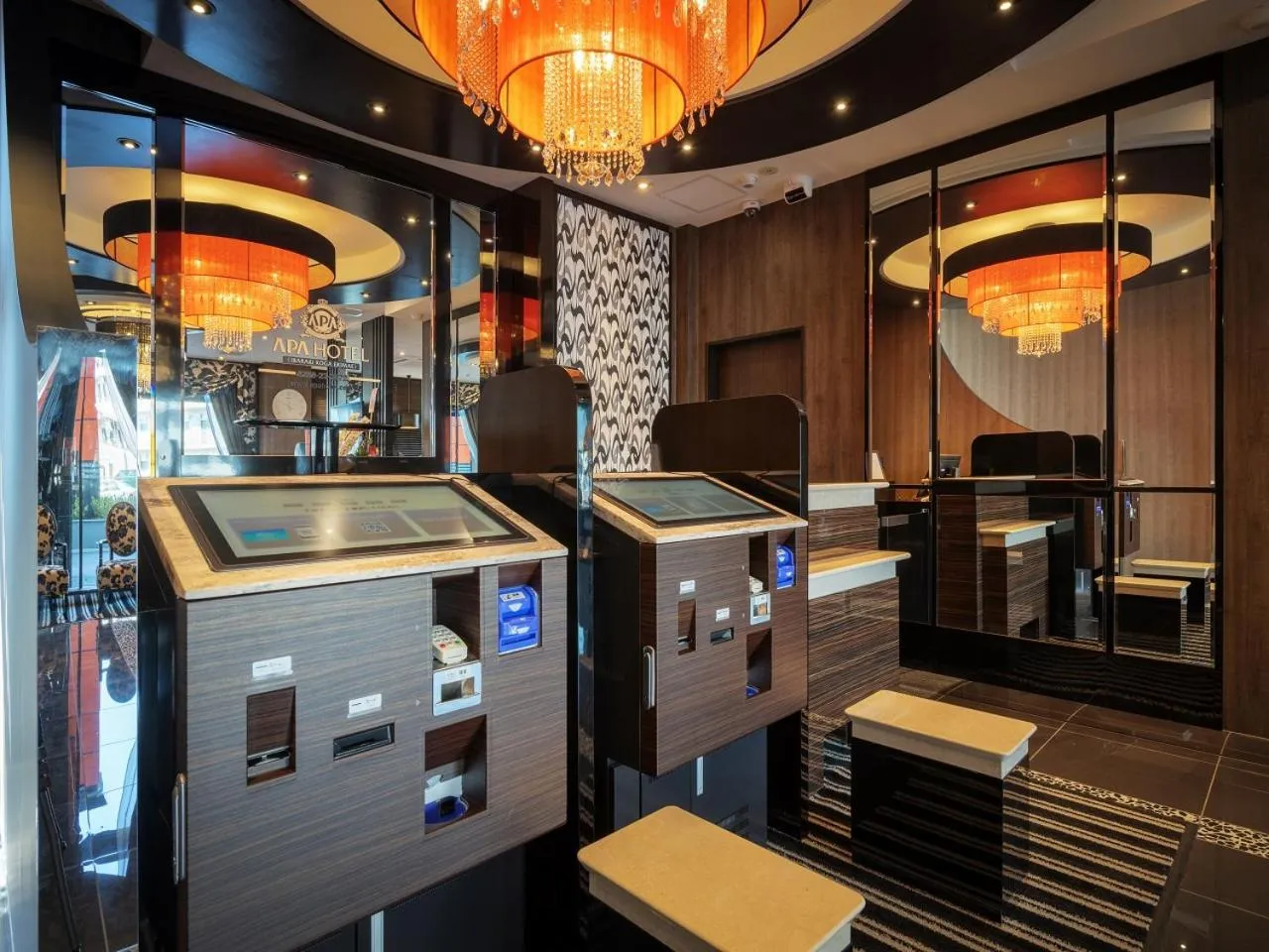 Lobby or reception in APA Hotel Ibaraki Koga Ekimae